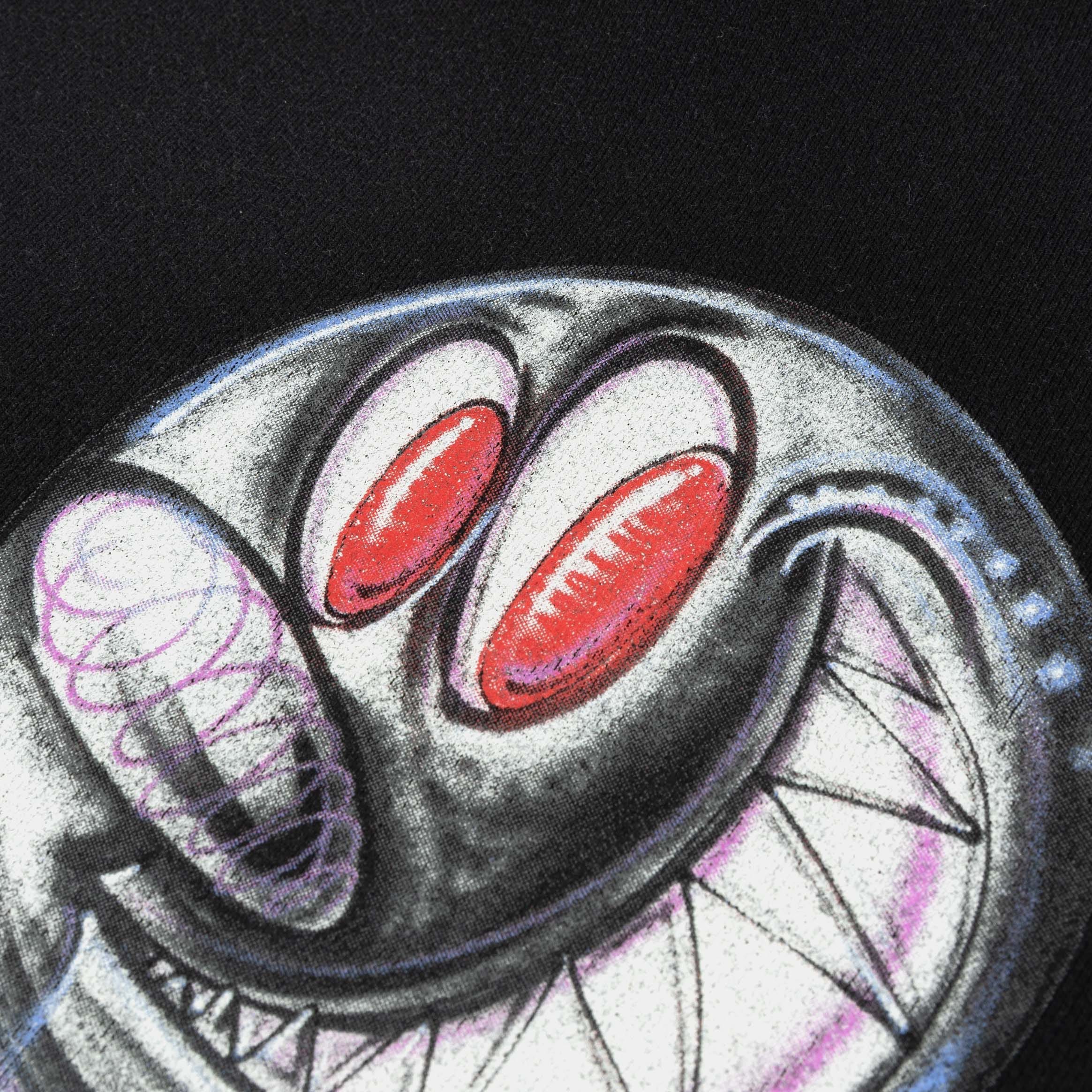 KENNY SCHARF X SP SP x Kenny Scharf Faces Pullover Mens Hoodie (Grey/Black)