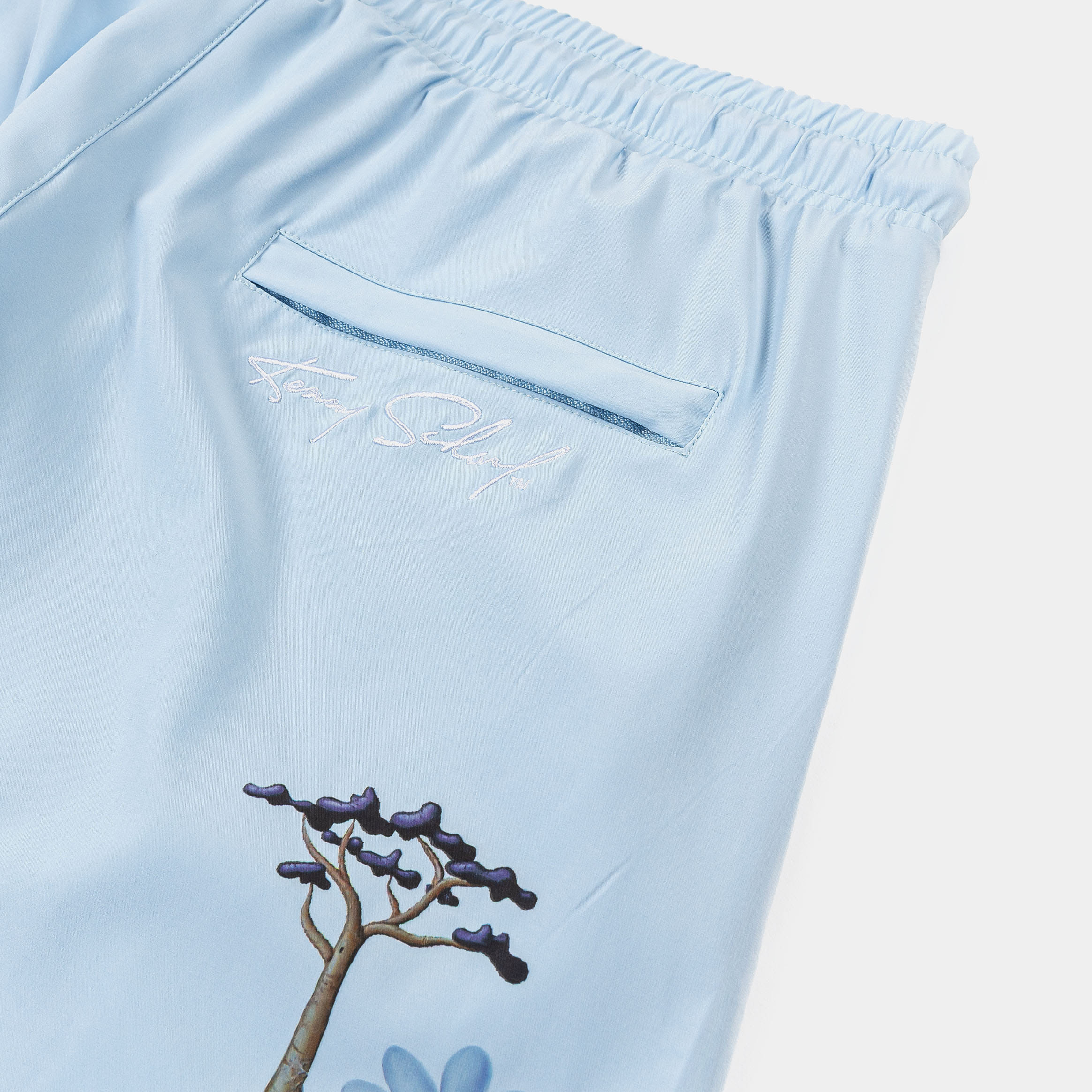 KENNY SCHARF X SP SP x Kenny Scharf Flowers Hybrid Mens Shorts (Blue/White)