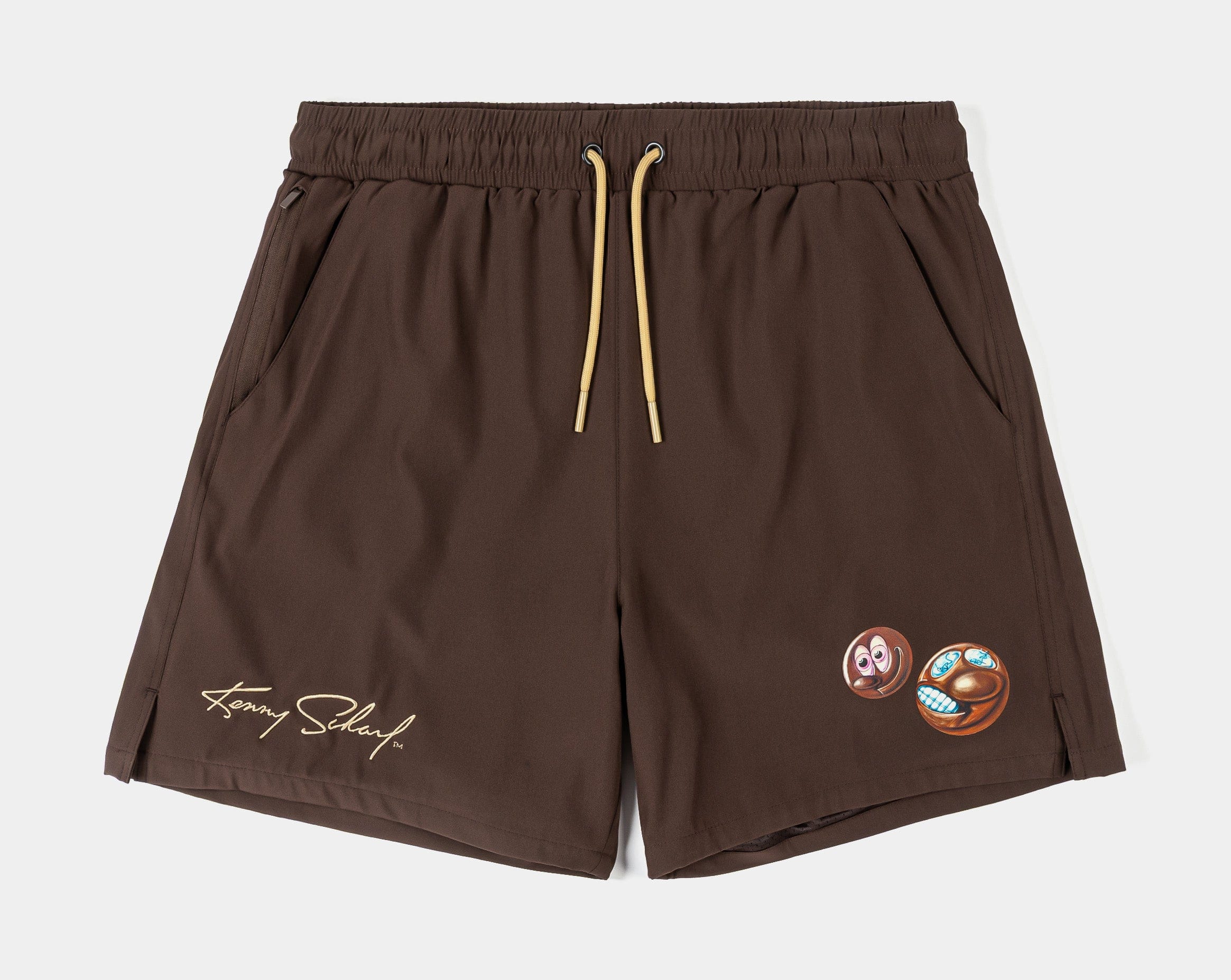 KENNY SCHARF X SP SP x Kenny Scharf Heart Hybrid Mens Shorts (Brown/Brown)