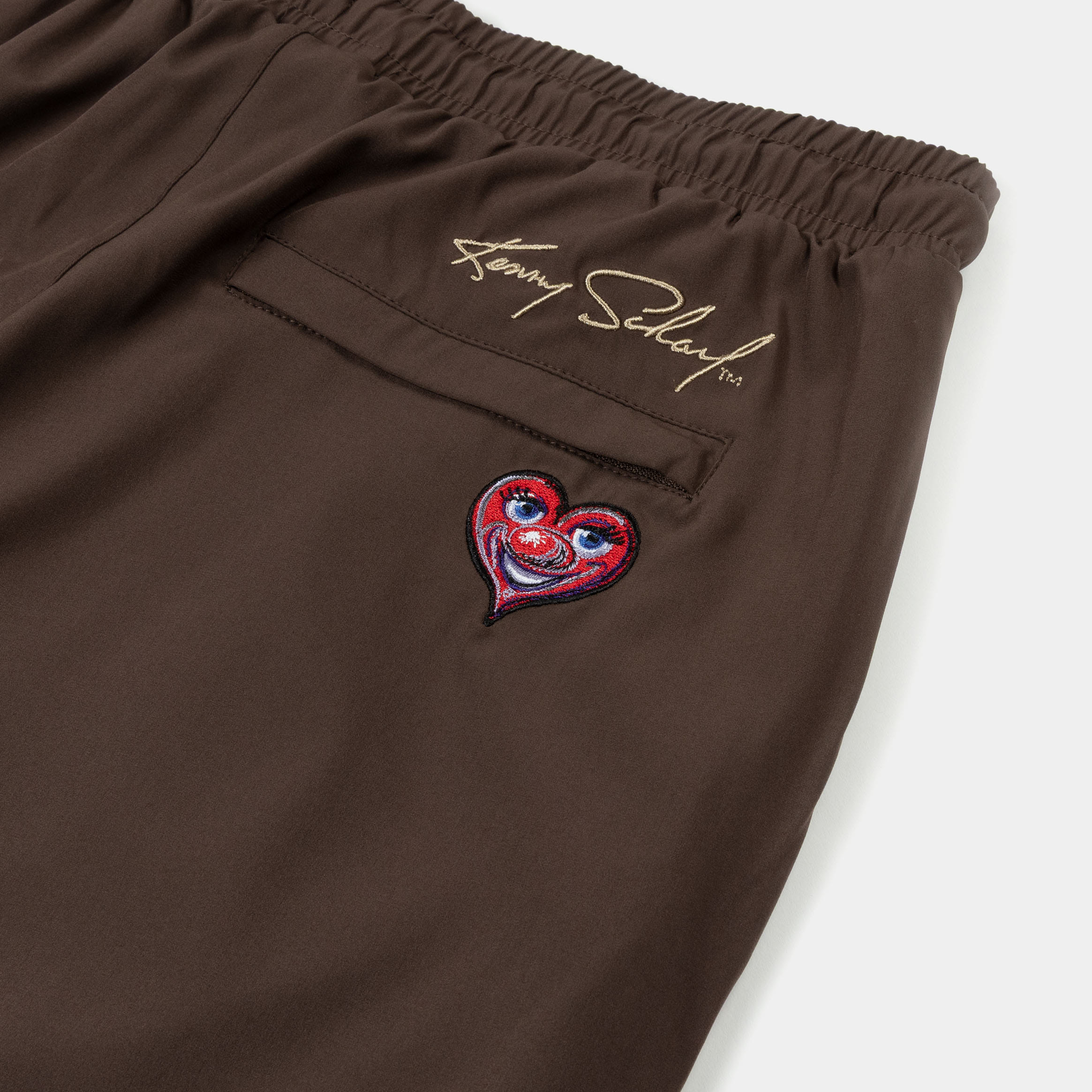 KENNY SCHARF X SP SP x Kenny Scharf Heart Hybrid Mens Shorts (Brown/Brown)