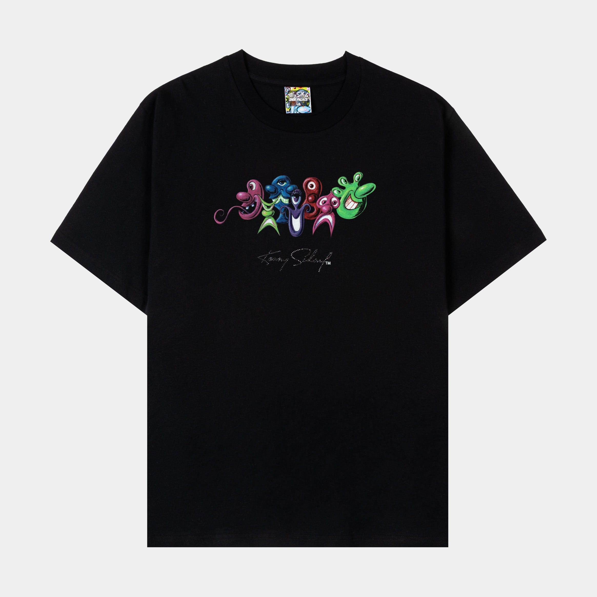 KENNY SCHARF X SP SP x Kenny Scharf Friends Mens Short Sleeve Shirt (Black/White)