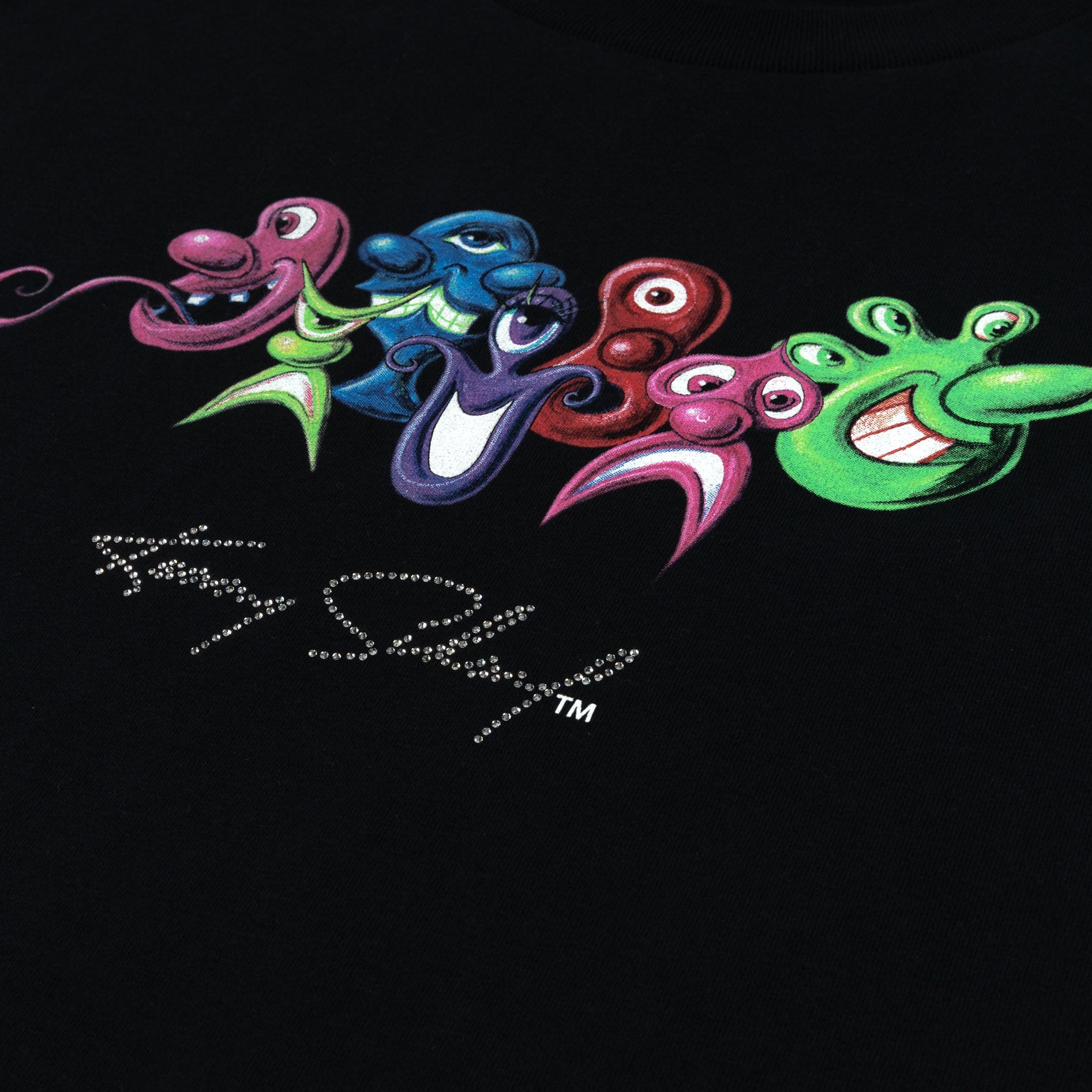 KENNY SCHARF X SP SP x Kenny Scharf Friends Mens Short Sleeve Shirt (Black/White)