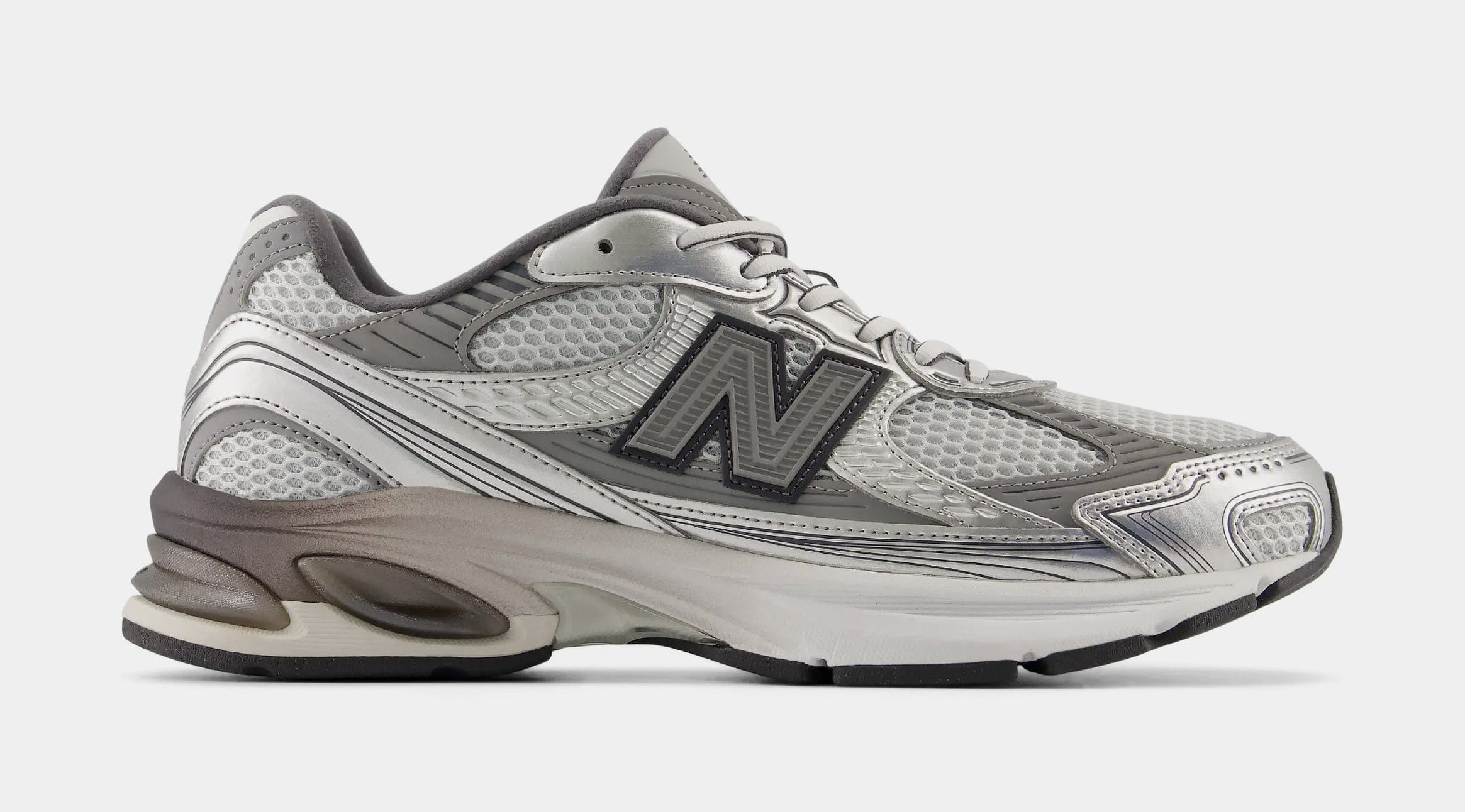 NEWBALANCE ABZORB 2010 Grey Days Mens Running Shoes (Black/Silver Metallic/Casterock)