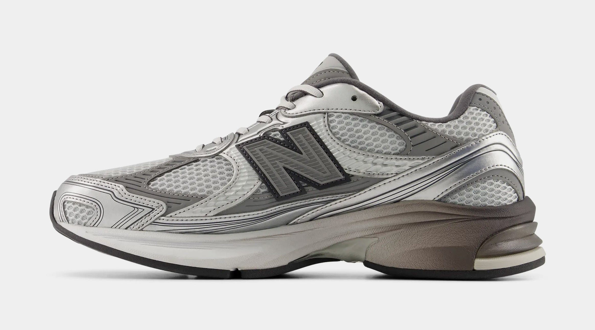NEWBALANCE ABZORB 2010 Grey Days Mens Running Shoes (Black/Silver Metallic/Casterock)