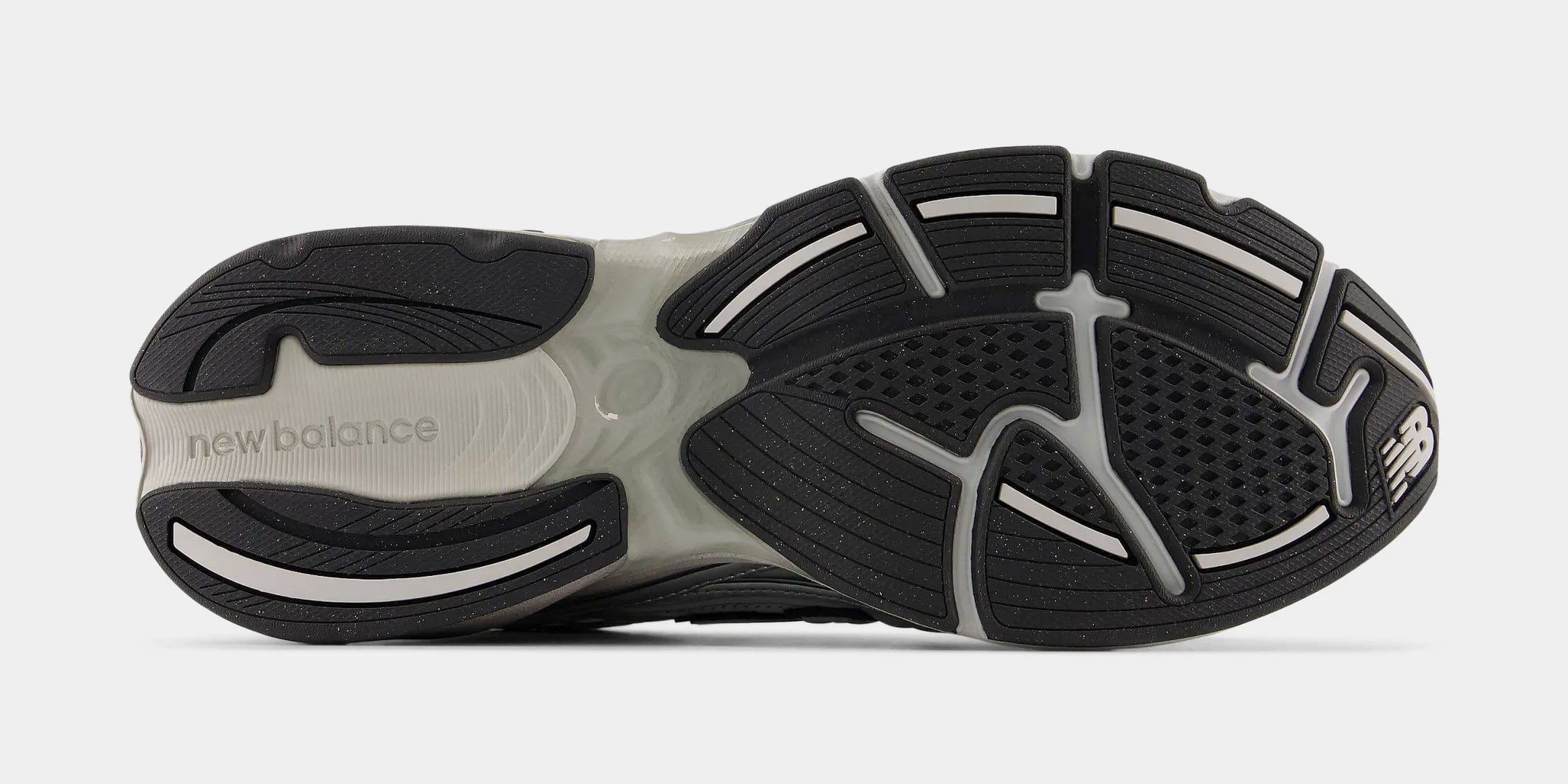 NEWBALANCE ABZORB 2010 Grey Days Mens Running Shoes (Black/Silver Metallic/Casterock)