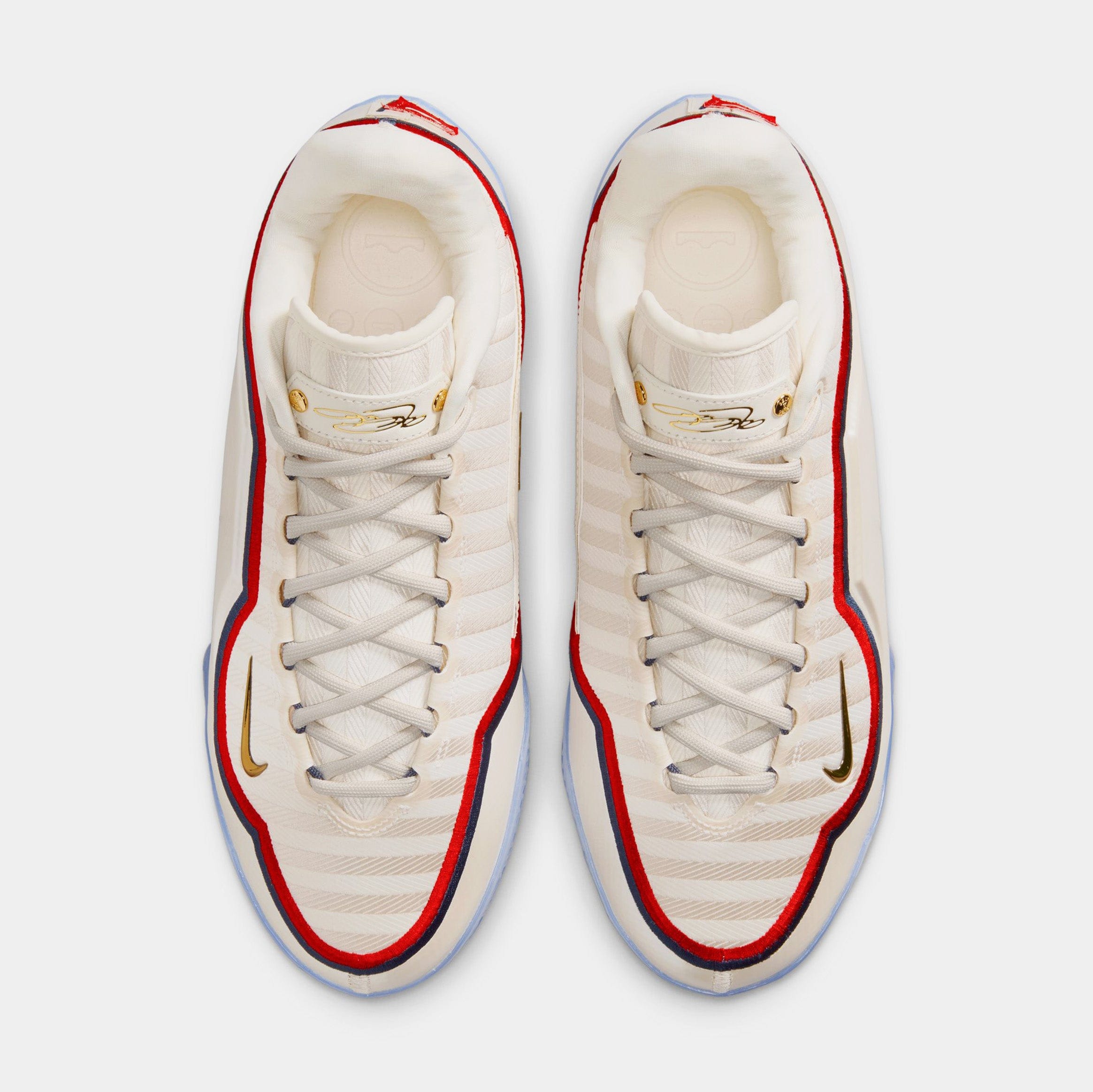 Nike LeBron XXIII Old Glory Mens Basketball Shoes (Pale Ivory/Metallic Gold/University Red)
