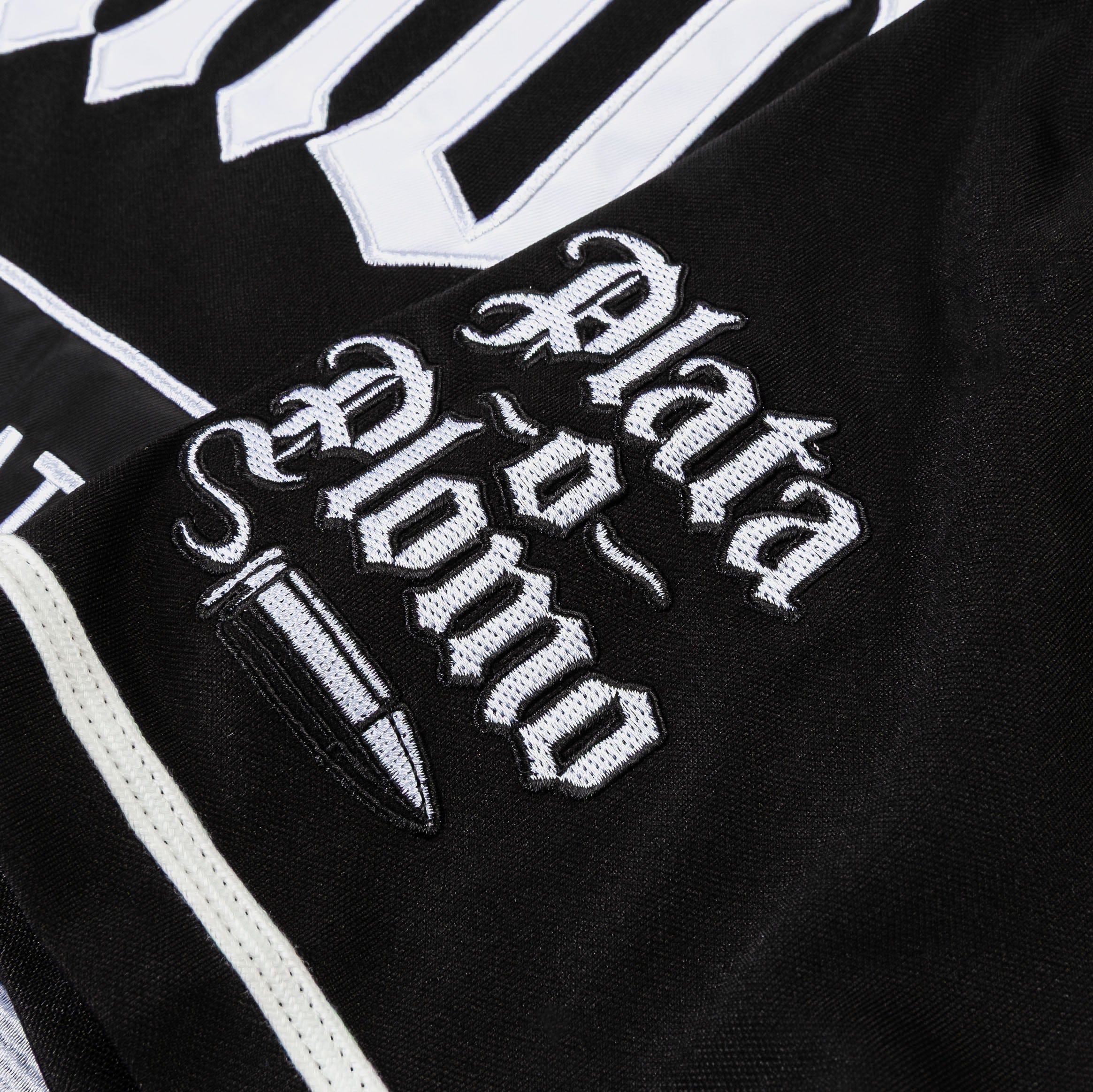 NARCOS X SP SP x Narcos Bandits Baseball Mens Jersey (Black/White)