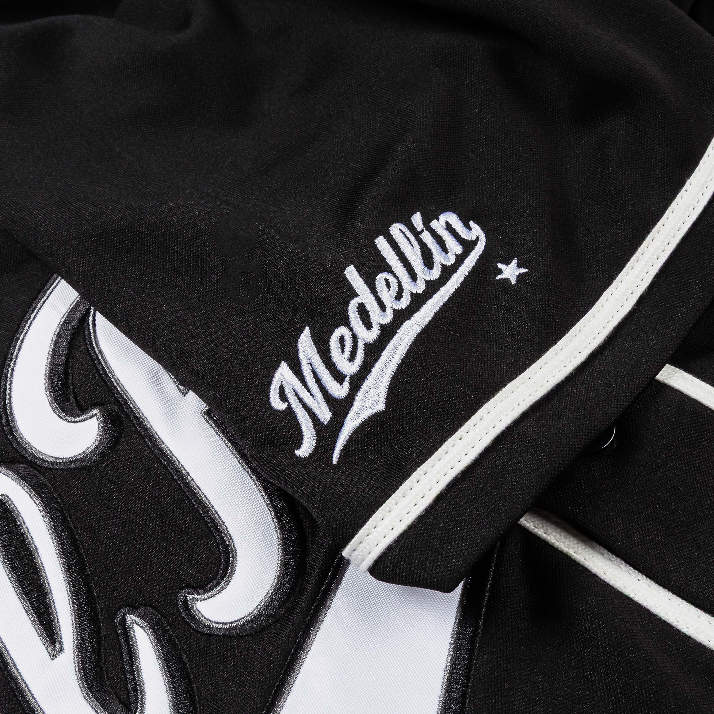 NARCOS X SP SP x Narcos Bandits Baseball Mens Jersey (Black/White)