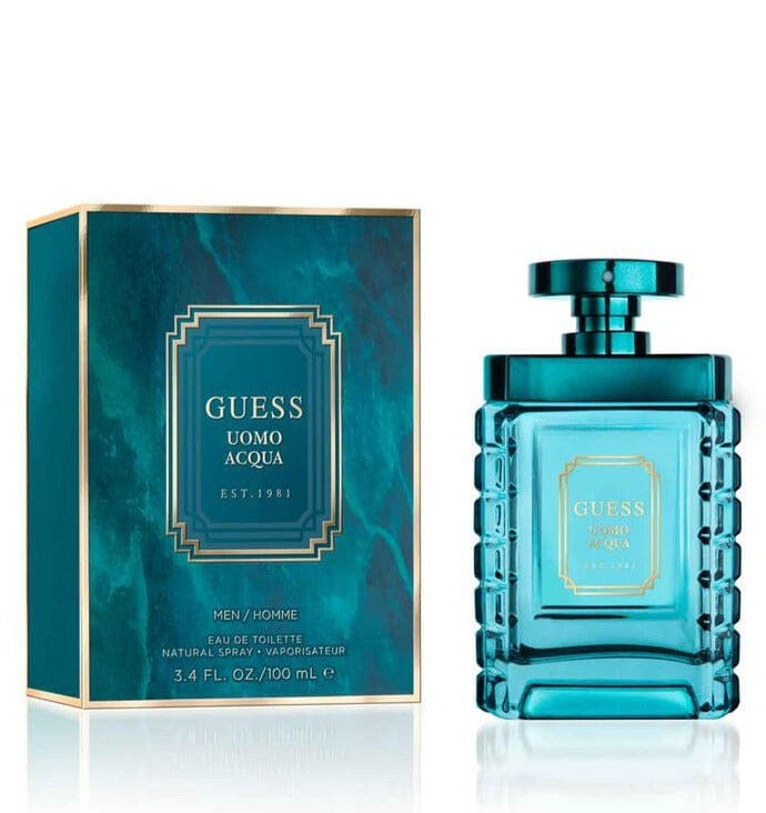 Guess New Uomo Acqua Cologne Spray for Men EDT 100ml