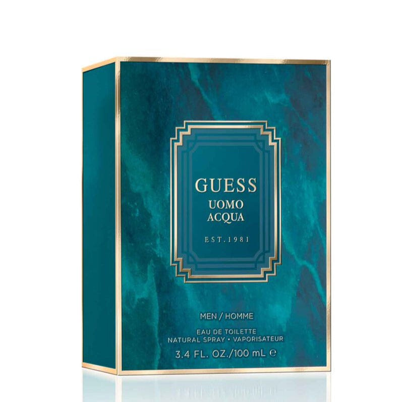 Guess New Uomo Acqua Cologne Spray for Men EDT 100ml