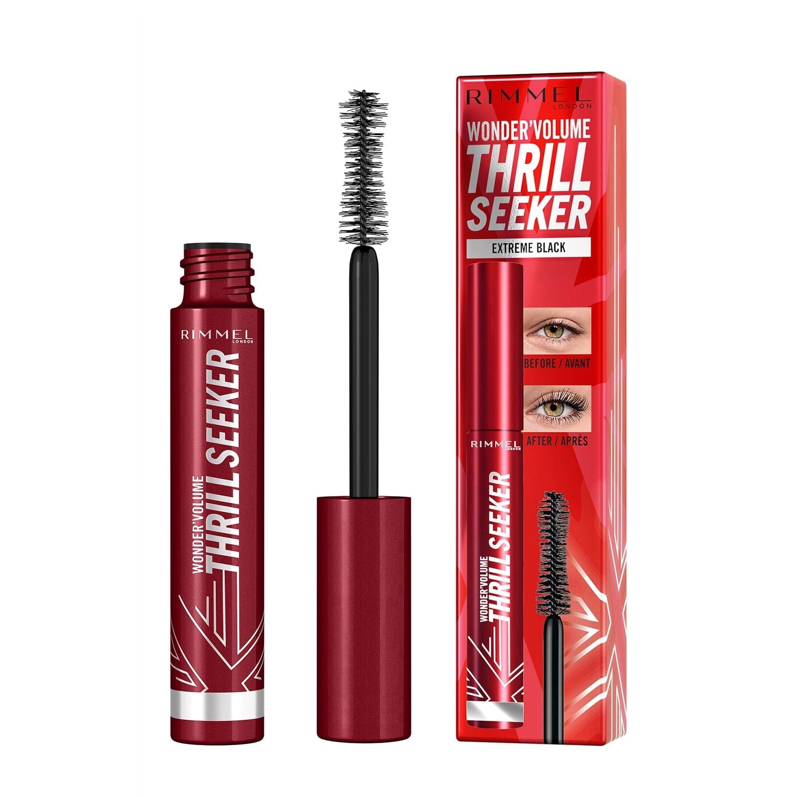 Rimmel London - Mascara Wonder Volume Thrill Seeker - Extreme black