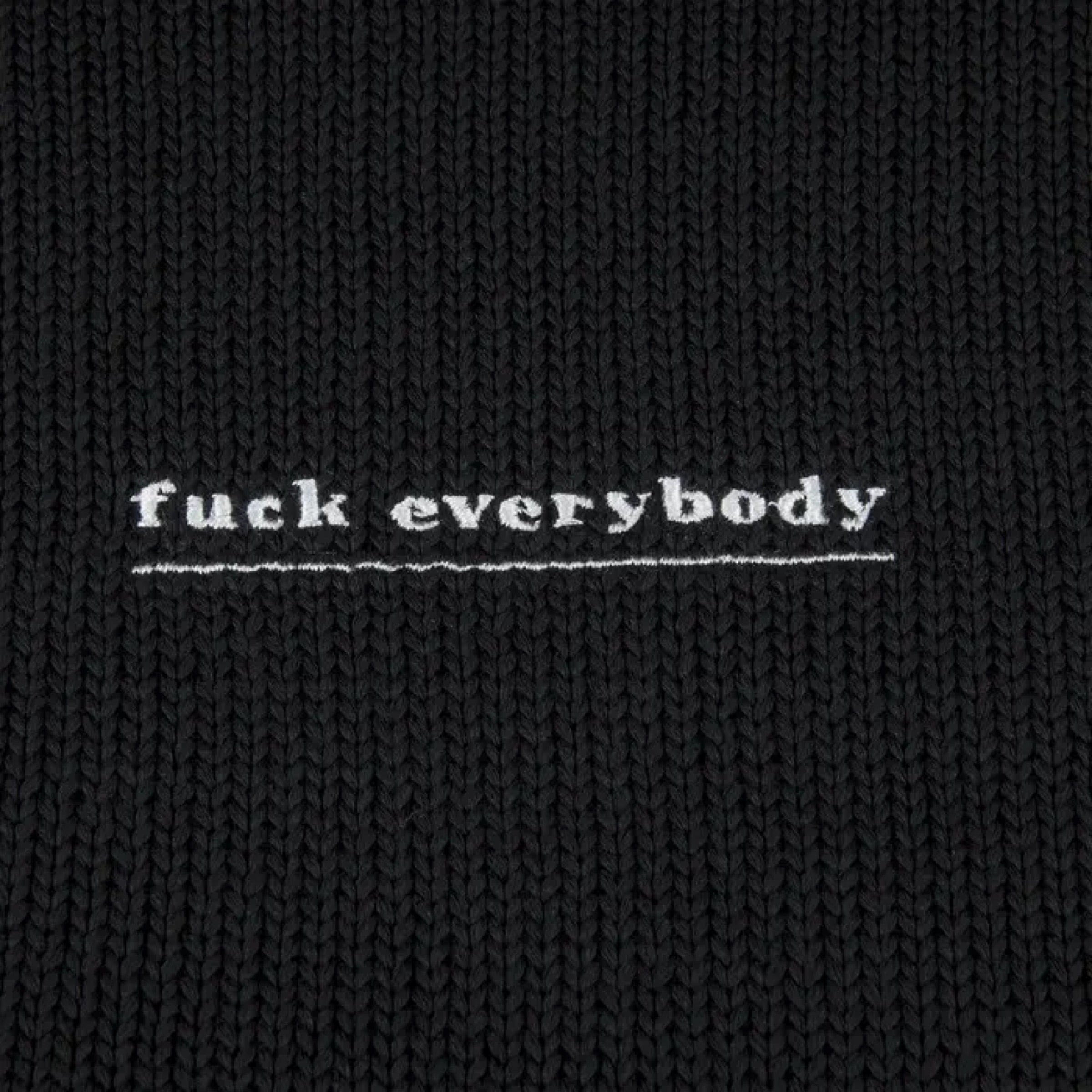 Supreme F*ck Everybody Sweater - Black (SS19)
