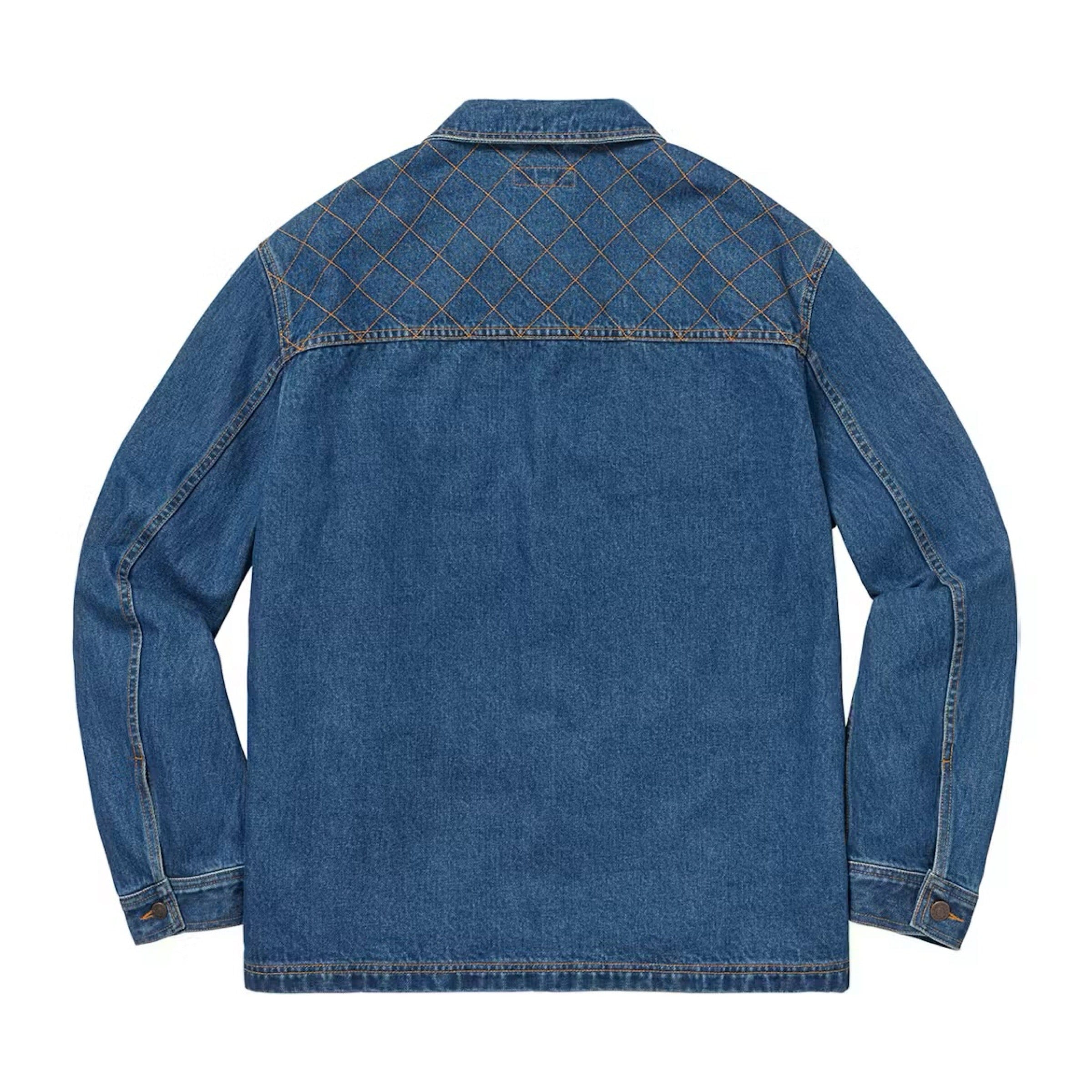 Supreme Diamond Stitch Denim Chore Coat (FW18)