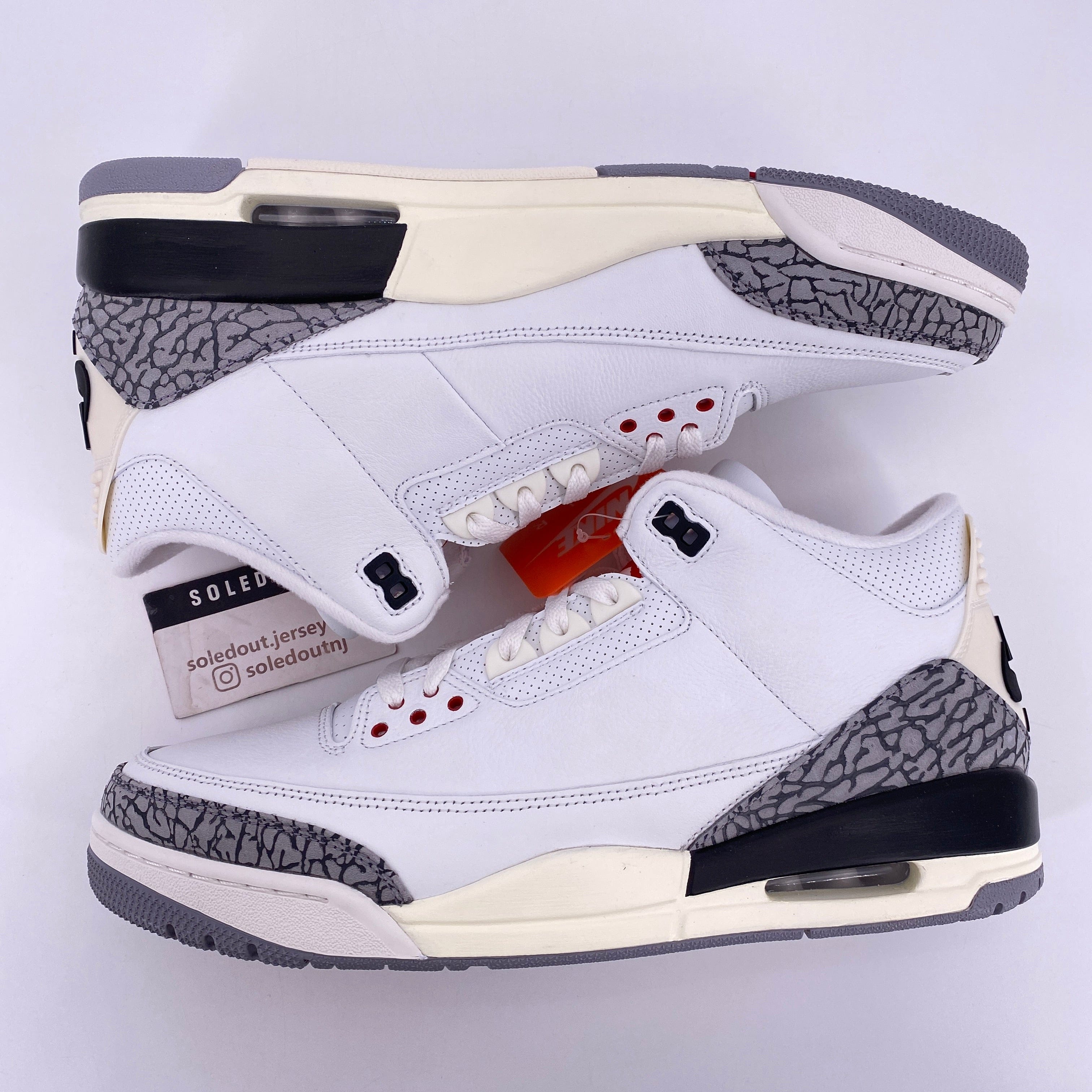 Air Jordan 3 Retro "White Cement Reimagined" 2023 New Size 13