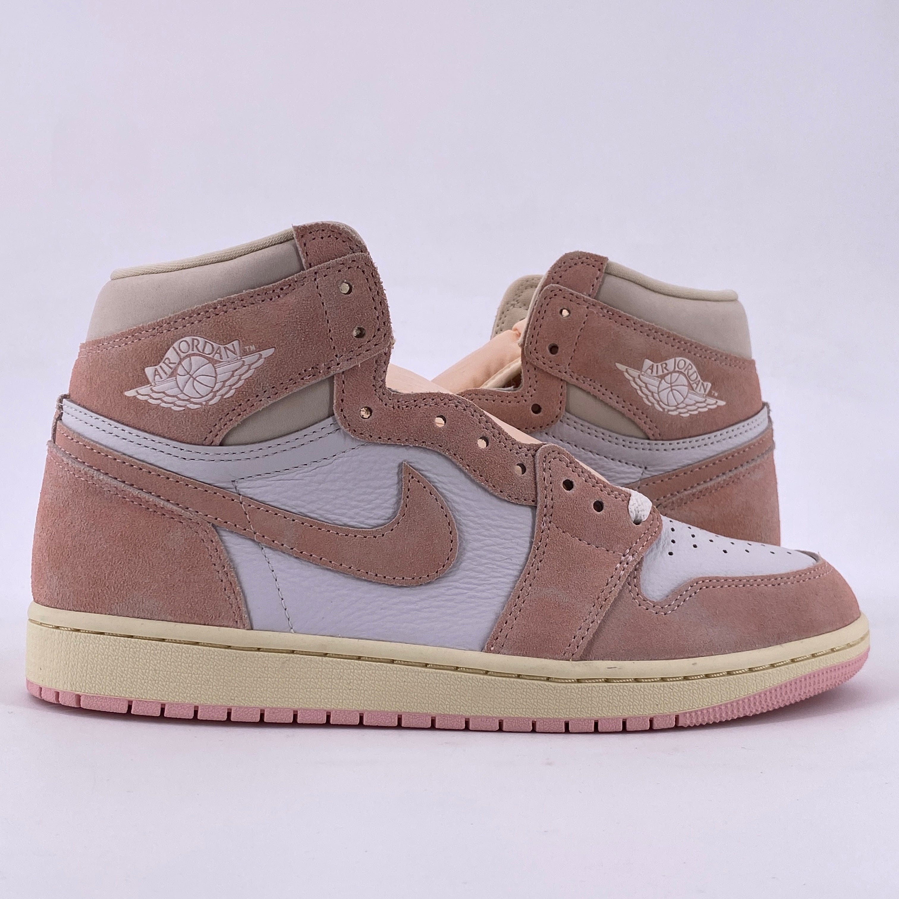 Air Jordan (W) 1 Retro High OG "Washed Pink" 2023 New Size 10.5W