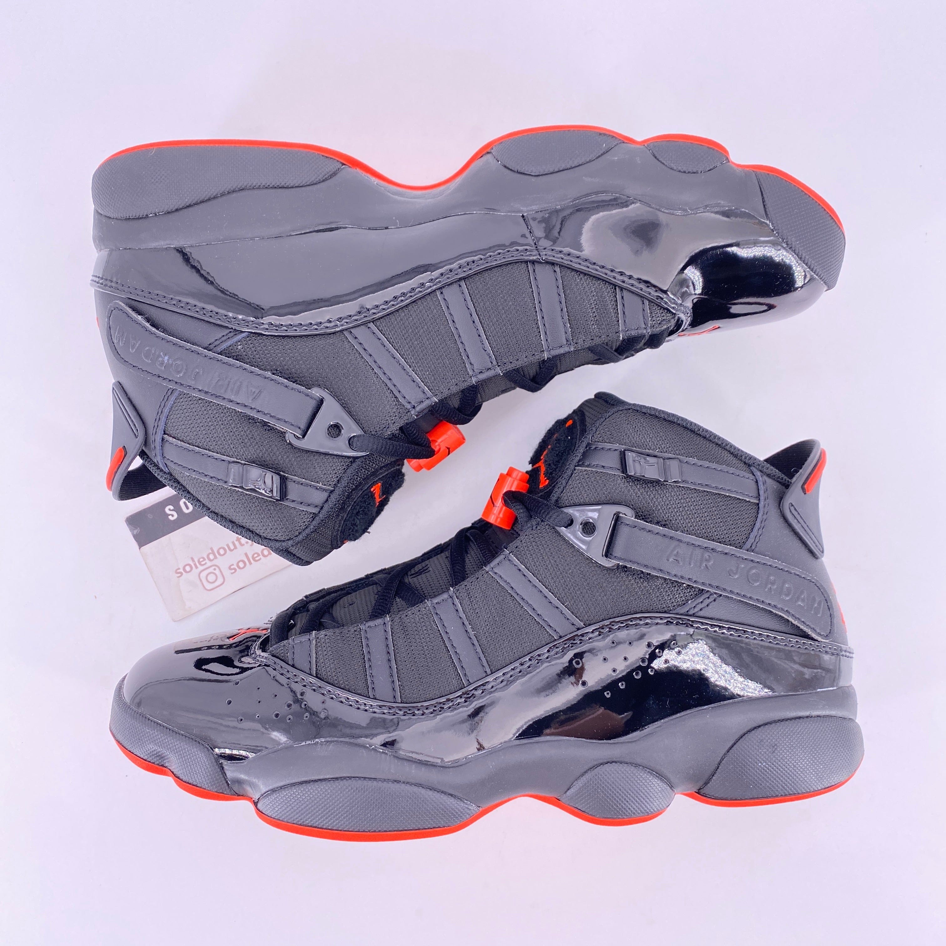 Air Jordan Jordan 6 Rings "Black Infrared" 2022 New Size 8.5