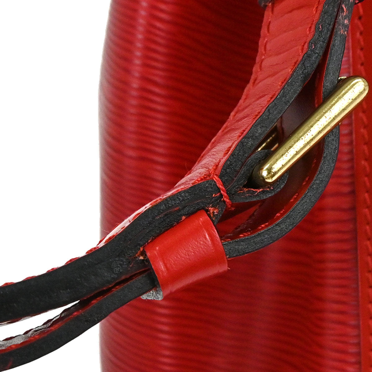 Louis Vuitton 1996 Red Epi Petite Noe Shoulder Bag M44107