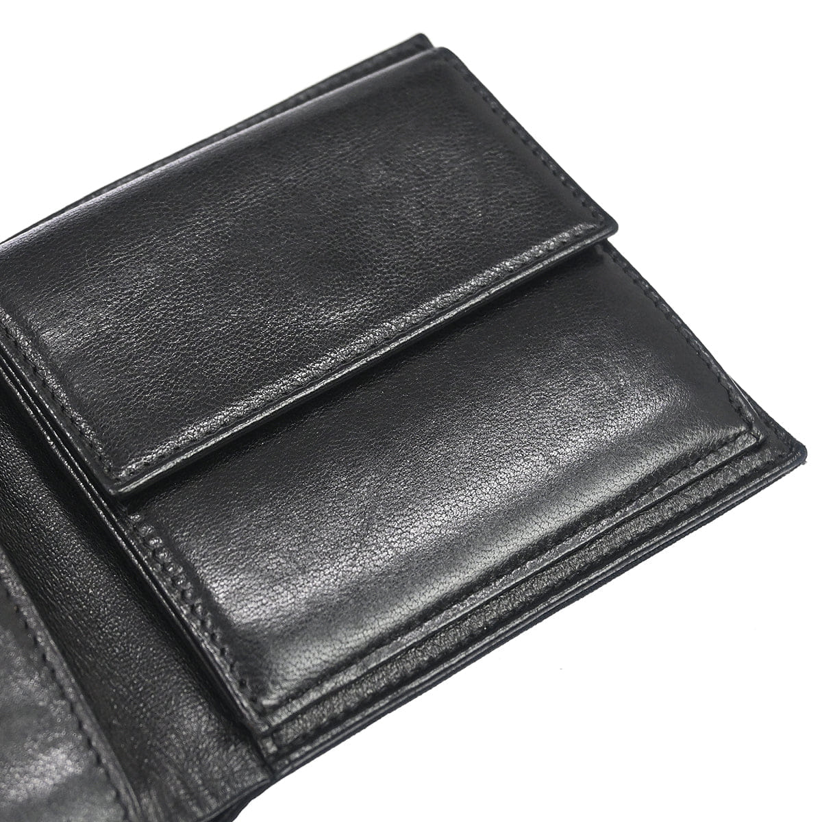 Chanel 2000-2002 Black Jacquard Nylon Travel Line Bifold Wallet