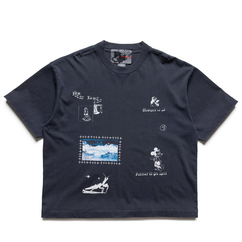 Jungles Nowhere To Go Tee - Vintage Blue