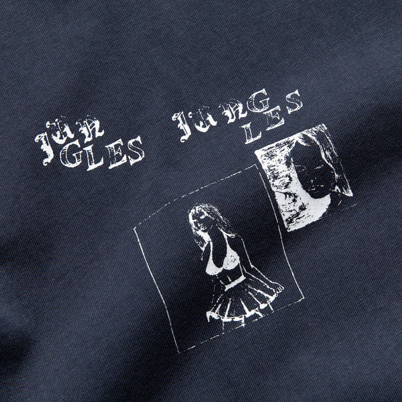 Jungles Nowhere To Go Tee - Vintage Blue