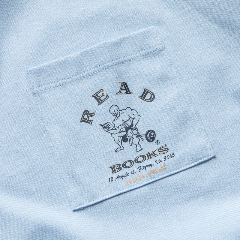 Pleasures Jungles Read More Books Ringer Tee - Blue