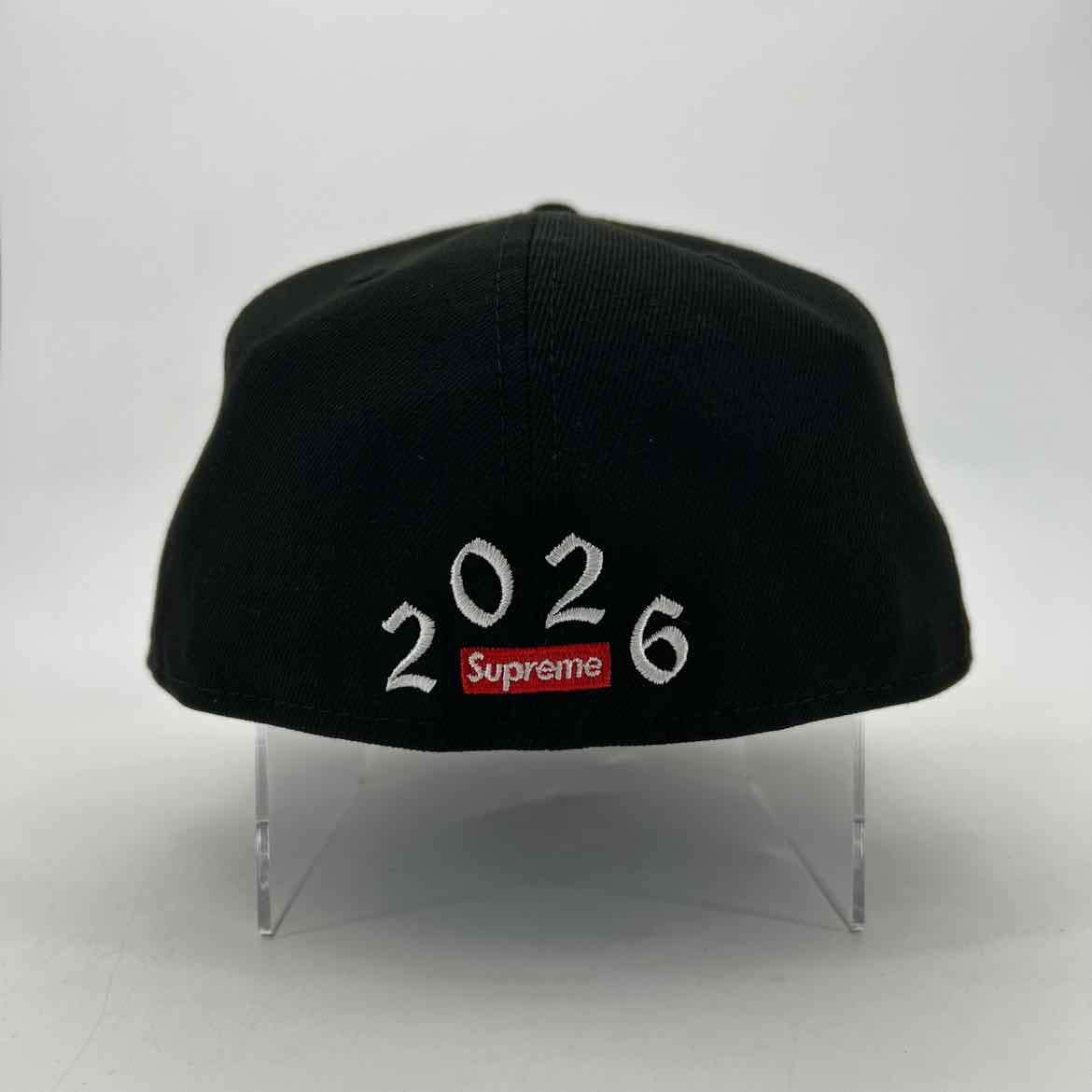 Supreme Fitted Hat "DEVIL S LOGO" New Black Size 7 3/8