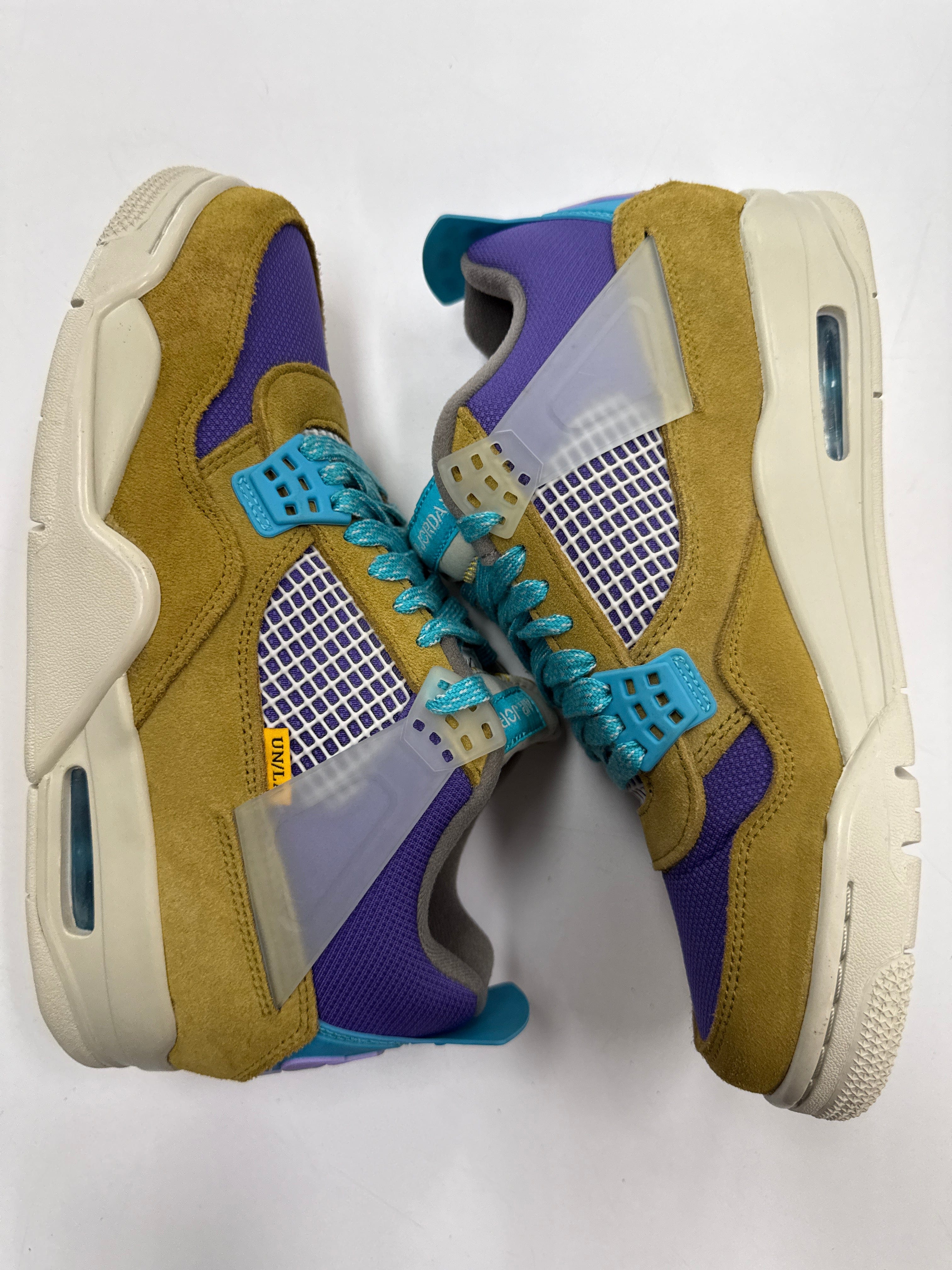 AIR JORDAN 4 DESERT MOSS - SIZE 8 (WORN) - SUPER CLEAN