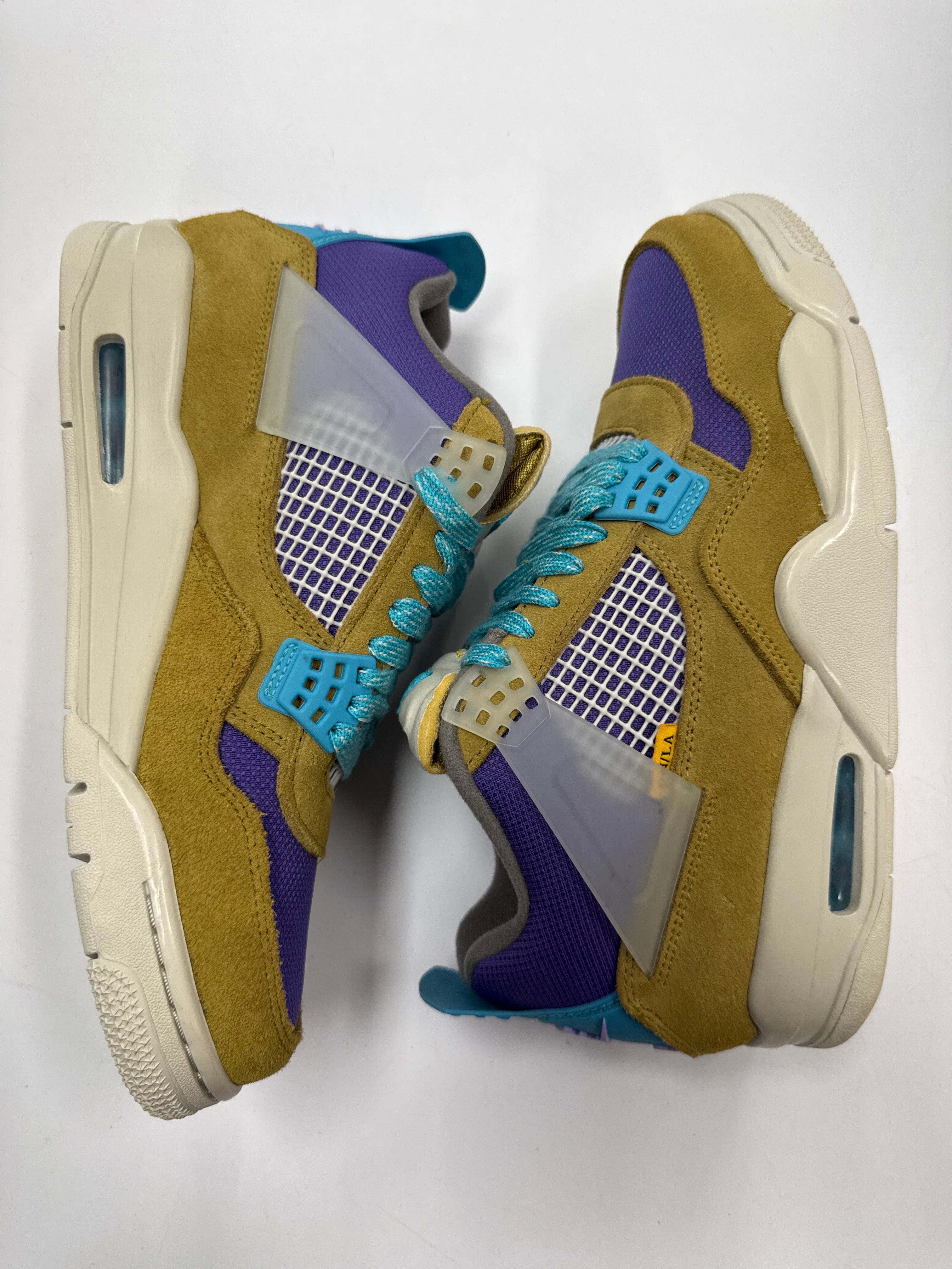 AIR JORDAN 4 DESERT MOSS - SIZE 8 (WORN) - SUPER CLEAN