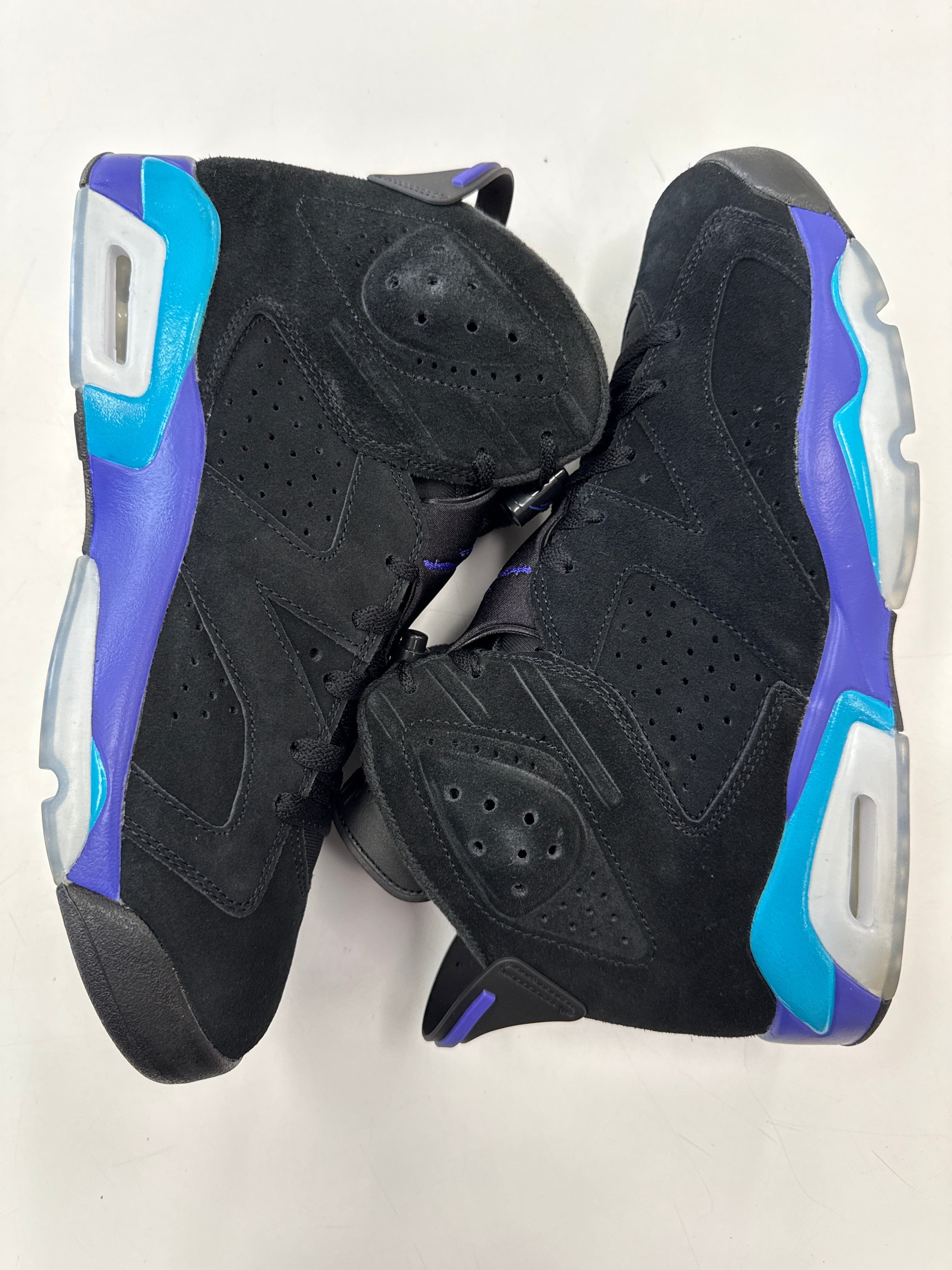 AIR JORDAN 6 AQUA - SIZE 10.5 (WORN)