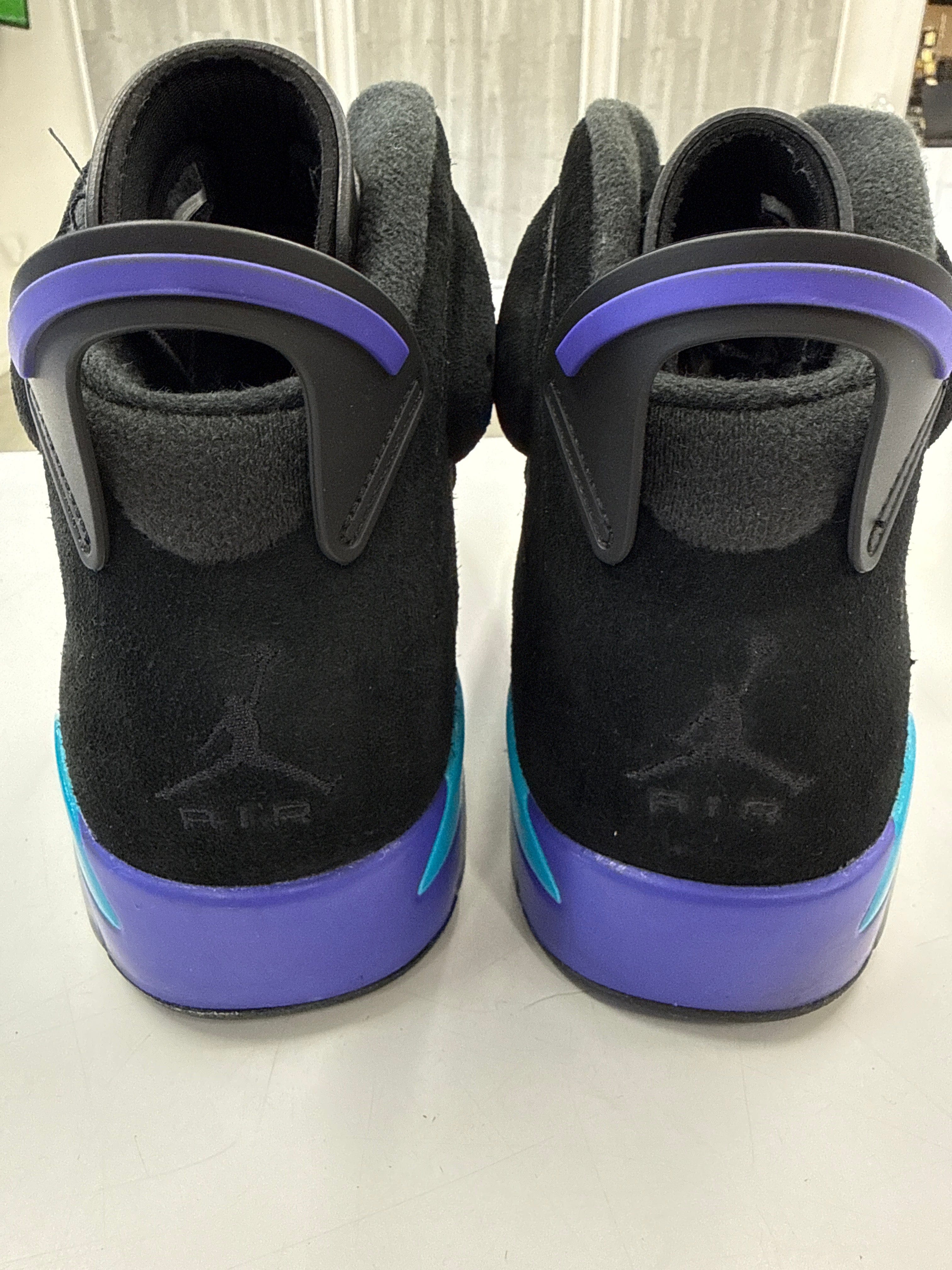 AIR JORDAN 6 AQUA - SIZE 10.5 (WORN)