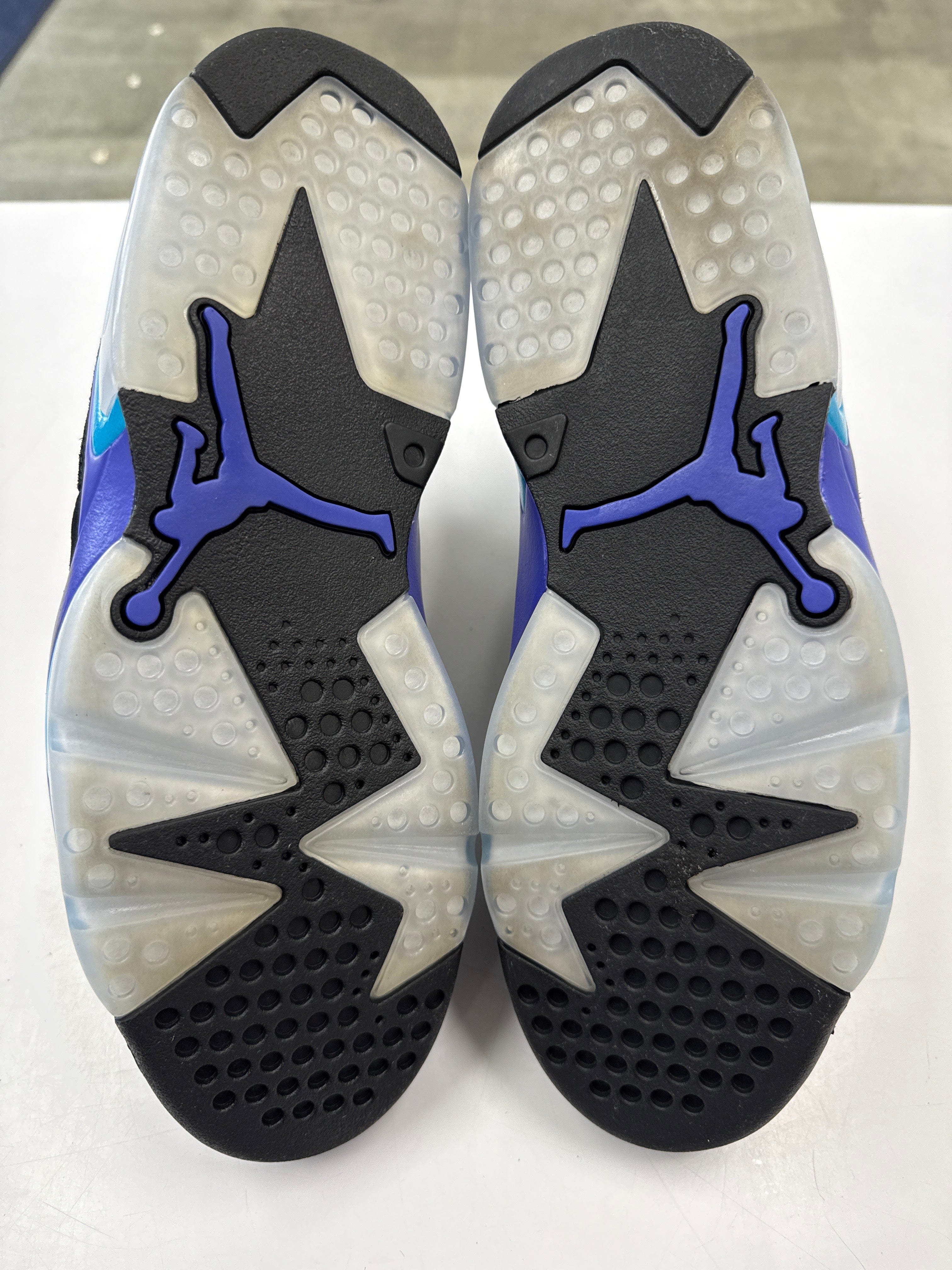 AIR JORDAN 6 AQUA - SIZE 10.5 (WORN)