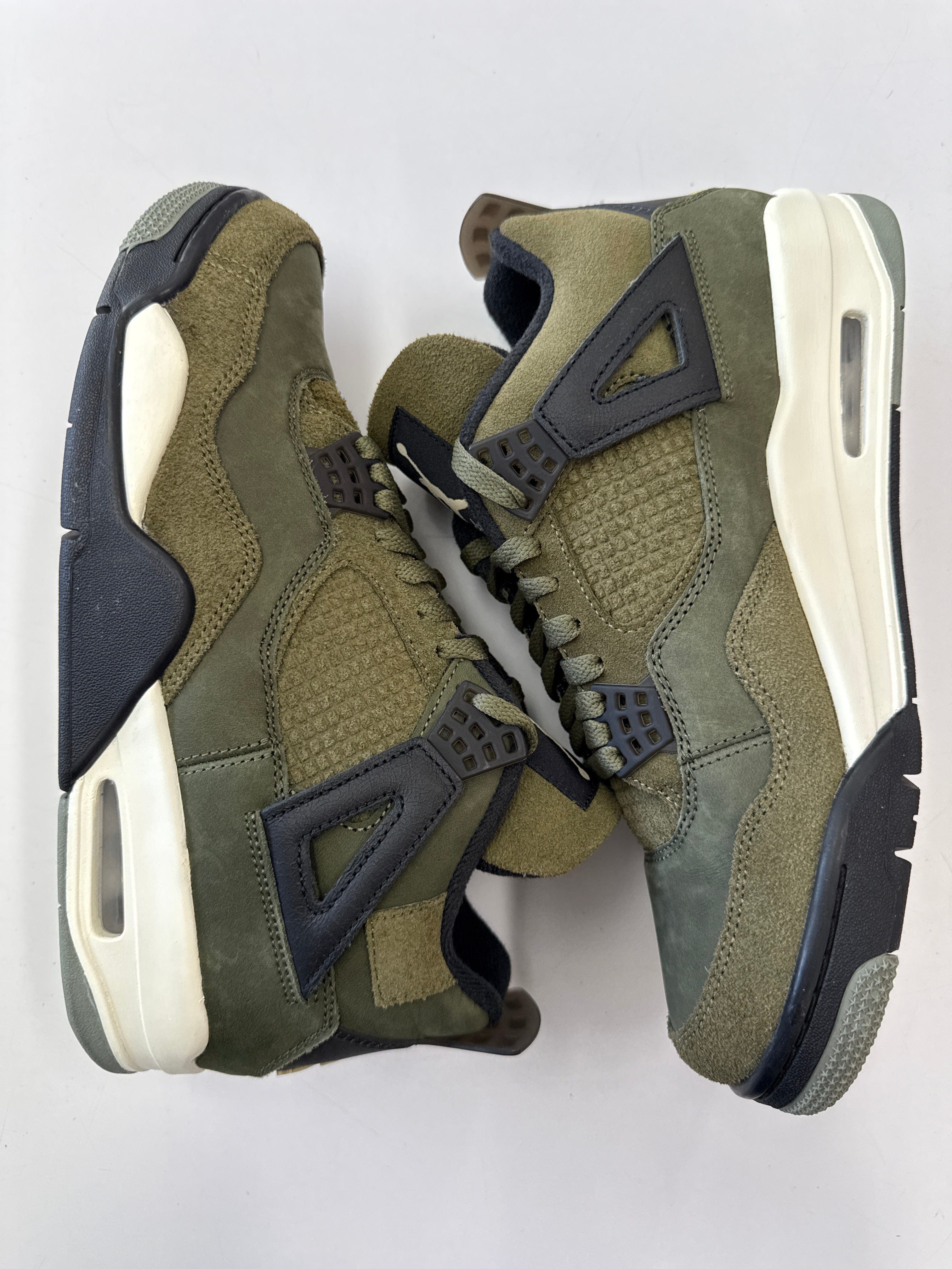AIR JORDAN 4 CRAFT MEDIUM OLIVE - SIZE 9.5 (WORN)