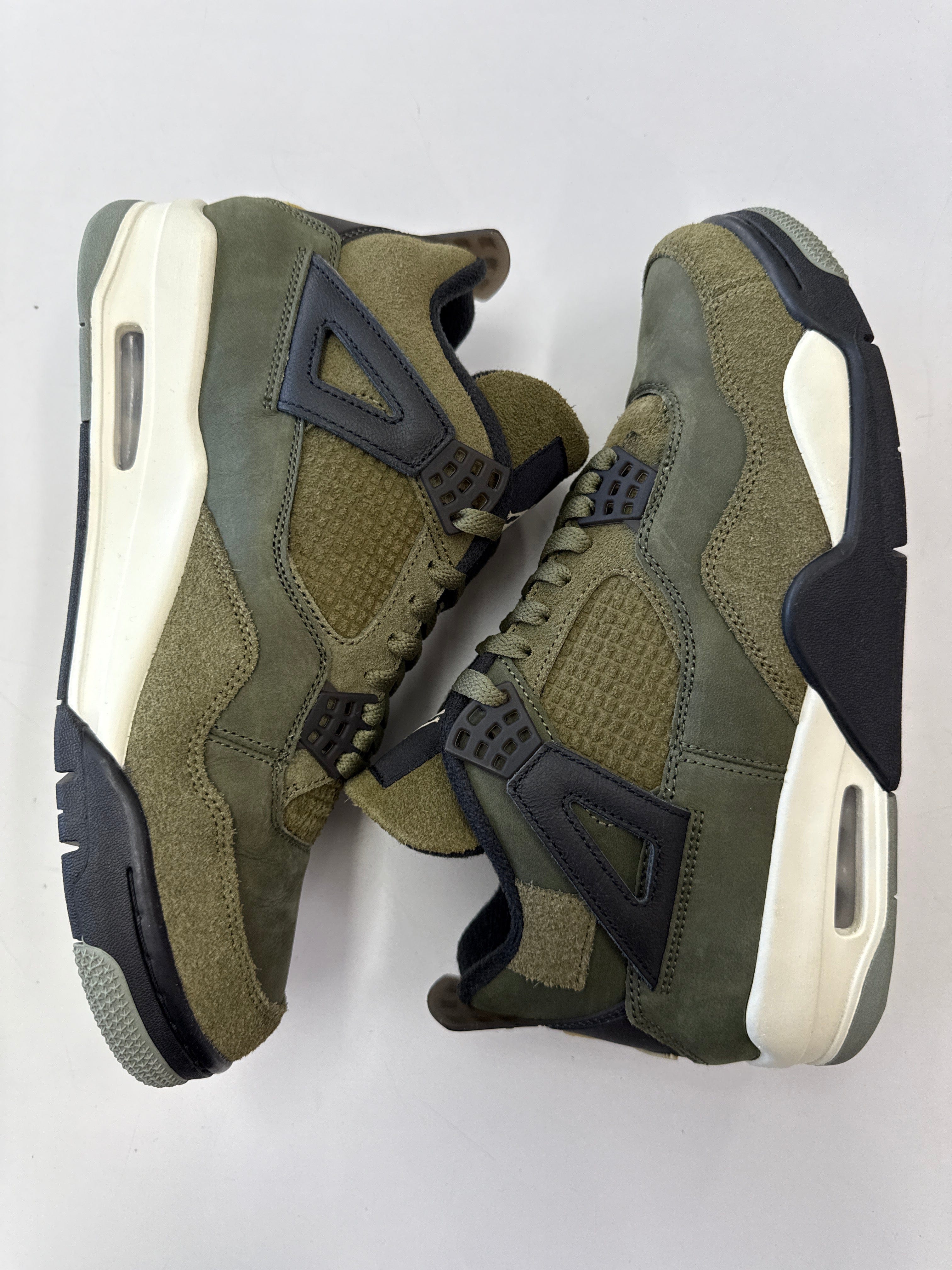 AIR JORDAN 4 CRAFT MEDIUM OLIVE - SIZE 9.5 (WORN)