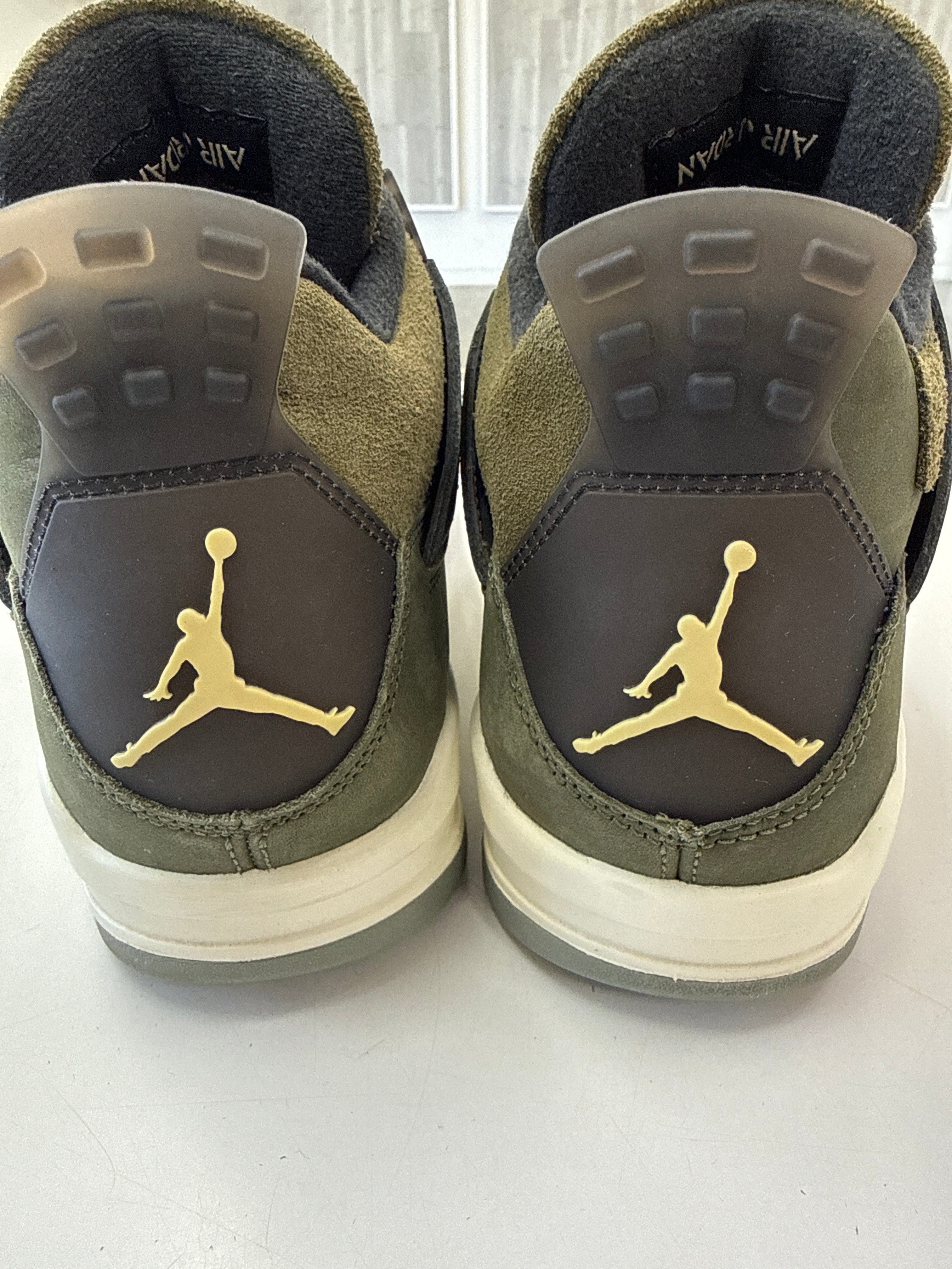 AIR JORDAN 4 CRAFT MEDIUM OLIVE - SIZE 9.5 (WORN)
