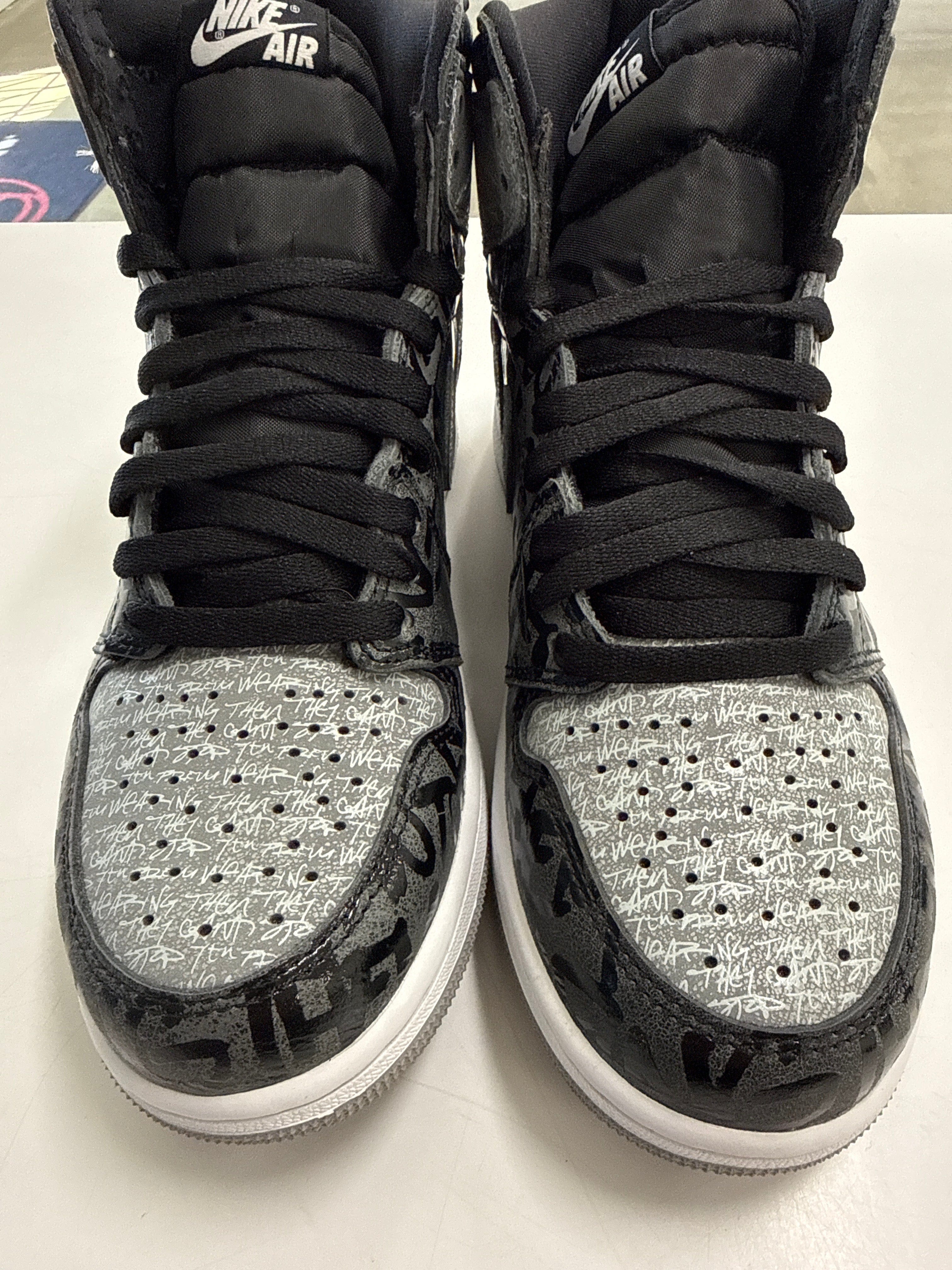 AIR JORDAN 1 HIGH REBELLIONAIRE - SIZE 8 (WORN)
