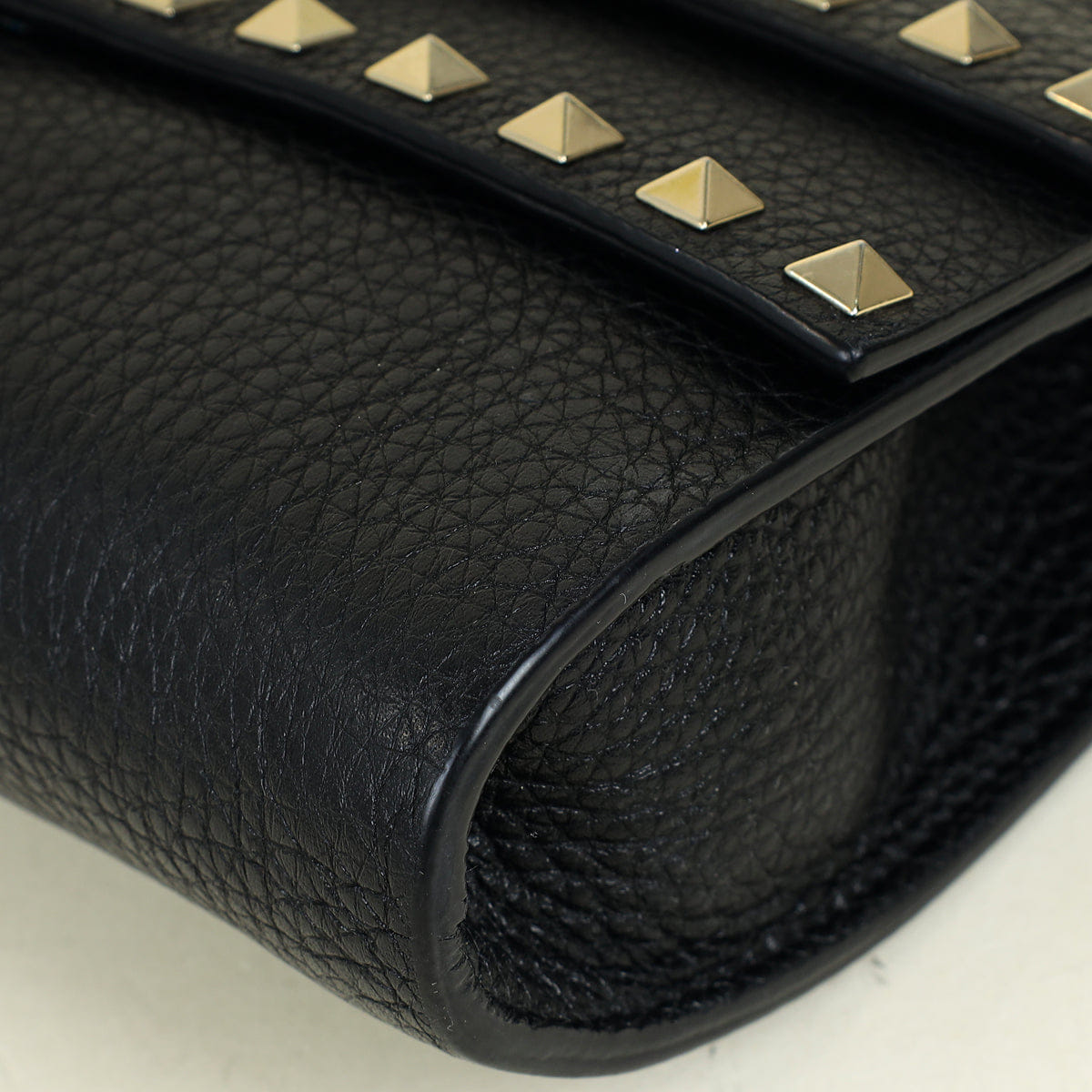 Valentino Black Rockstud Top Handle Crossbody Bag