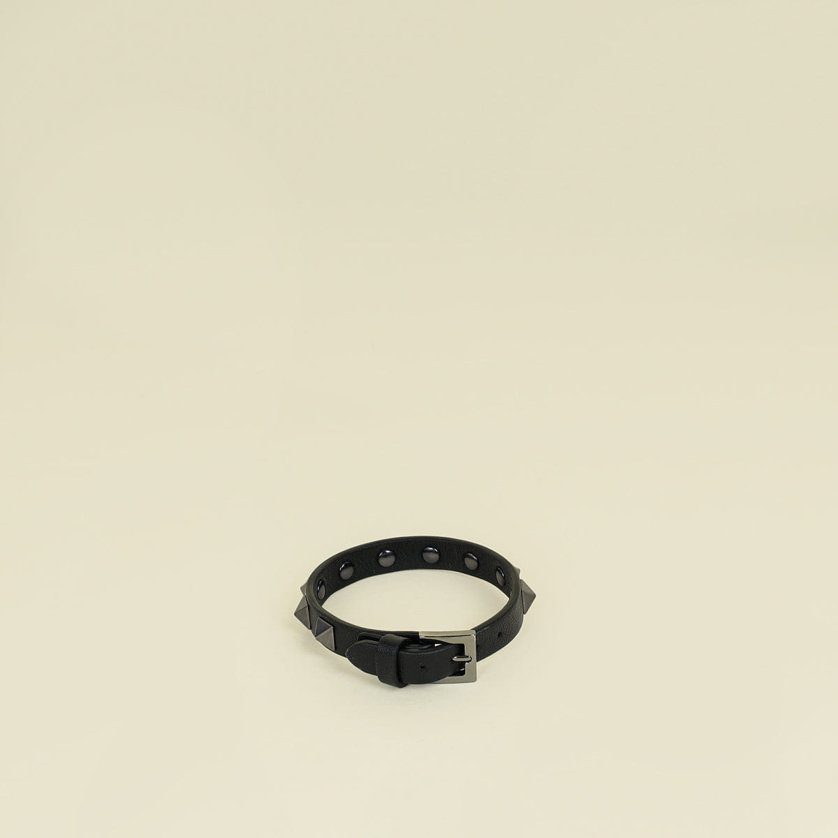 Valentino Black Rockstud Bracelet