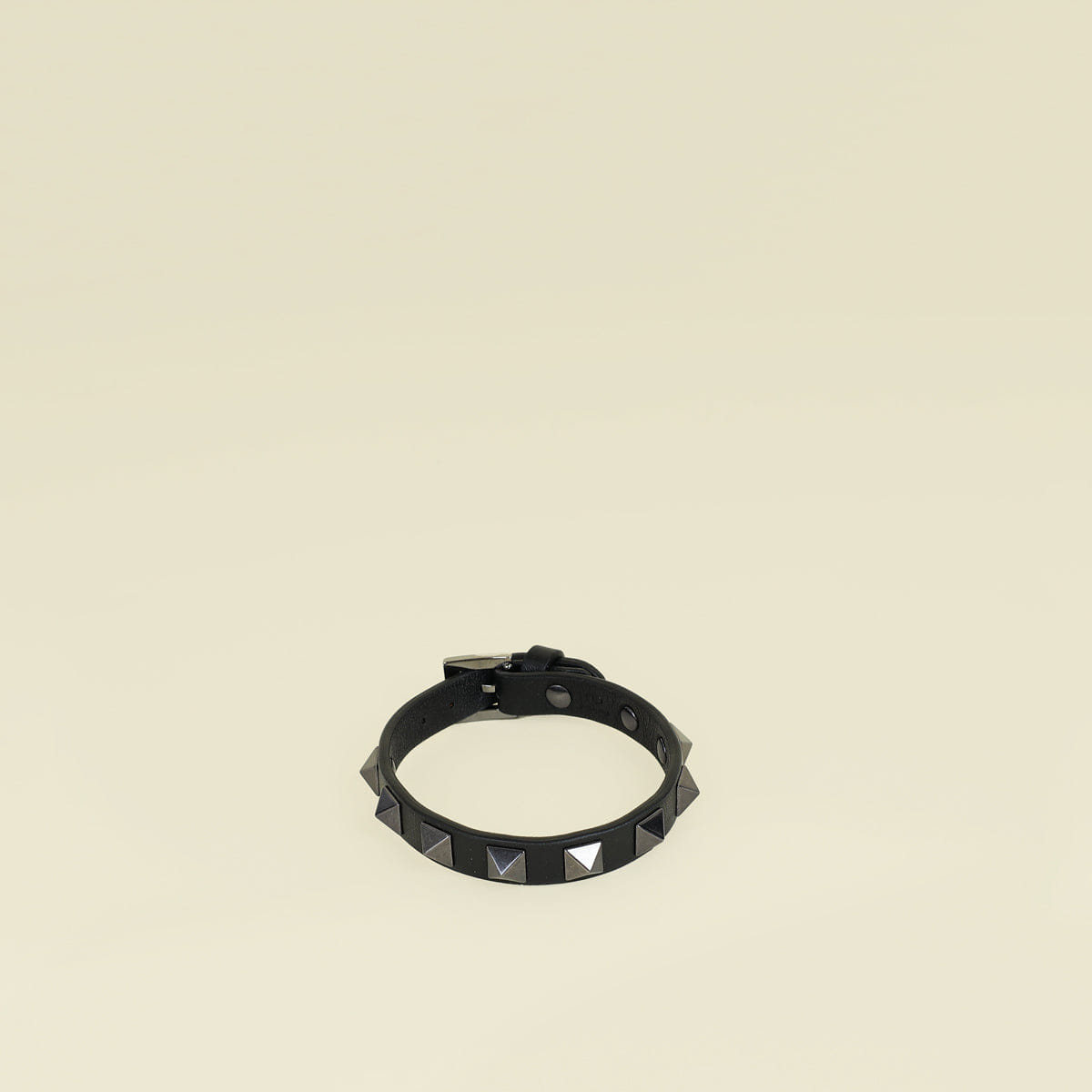Valentino Black Rockstud Bracelet