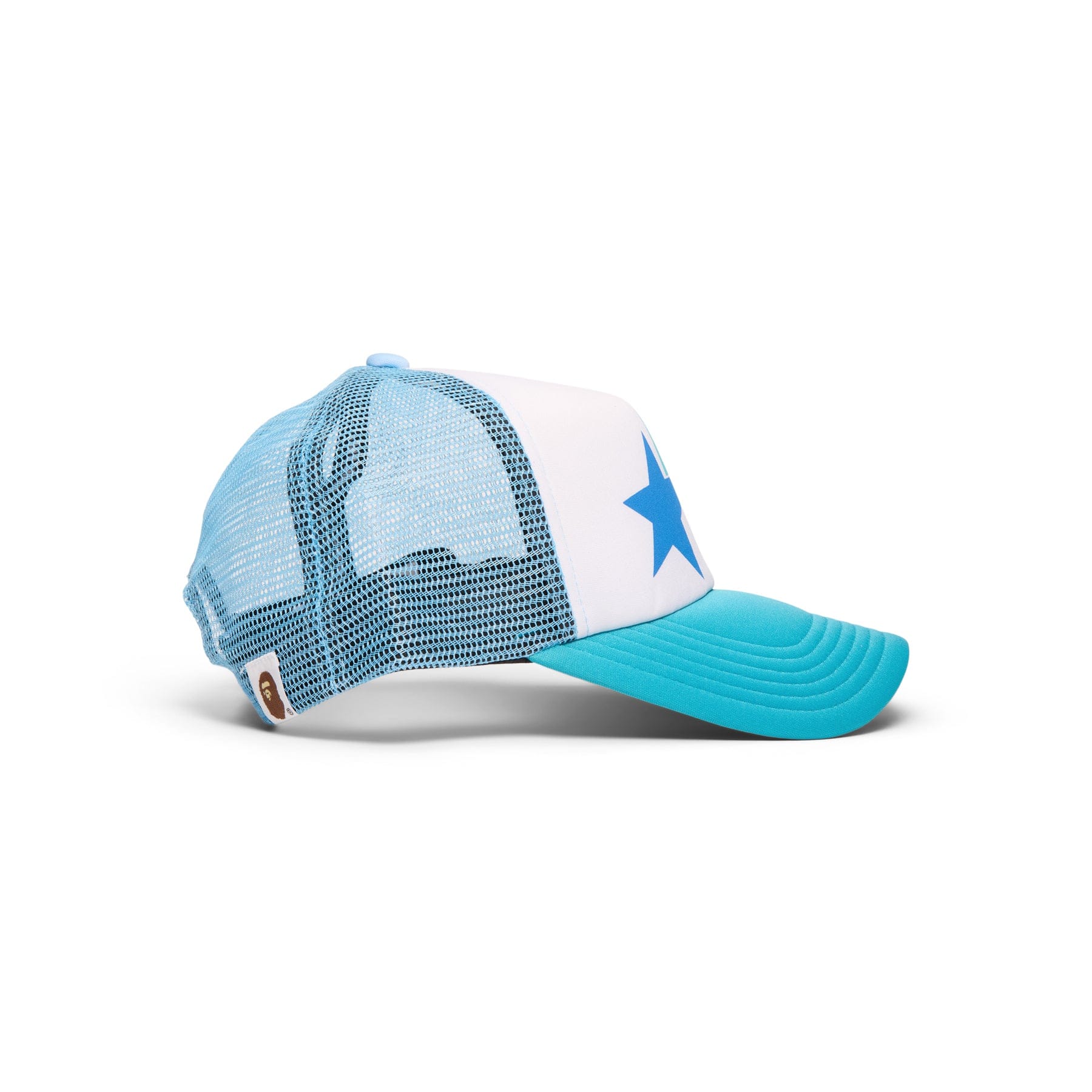 BAPE A Bathing Ape Bape Sta Mesh Cap (Blue)