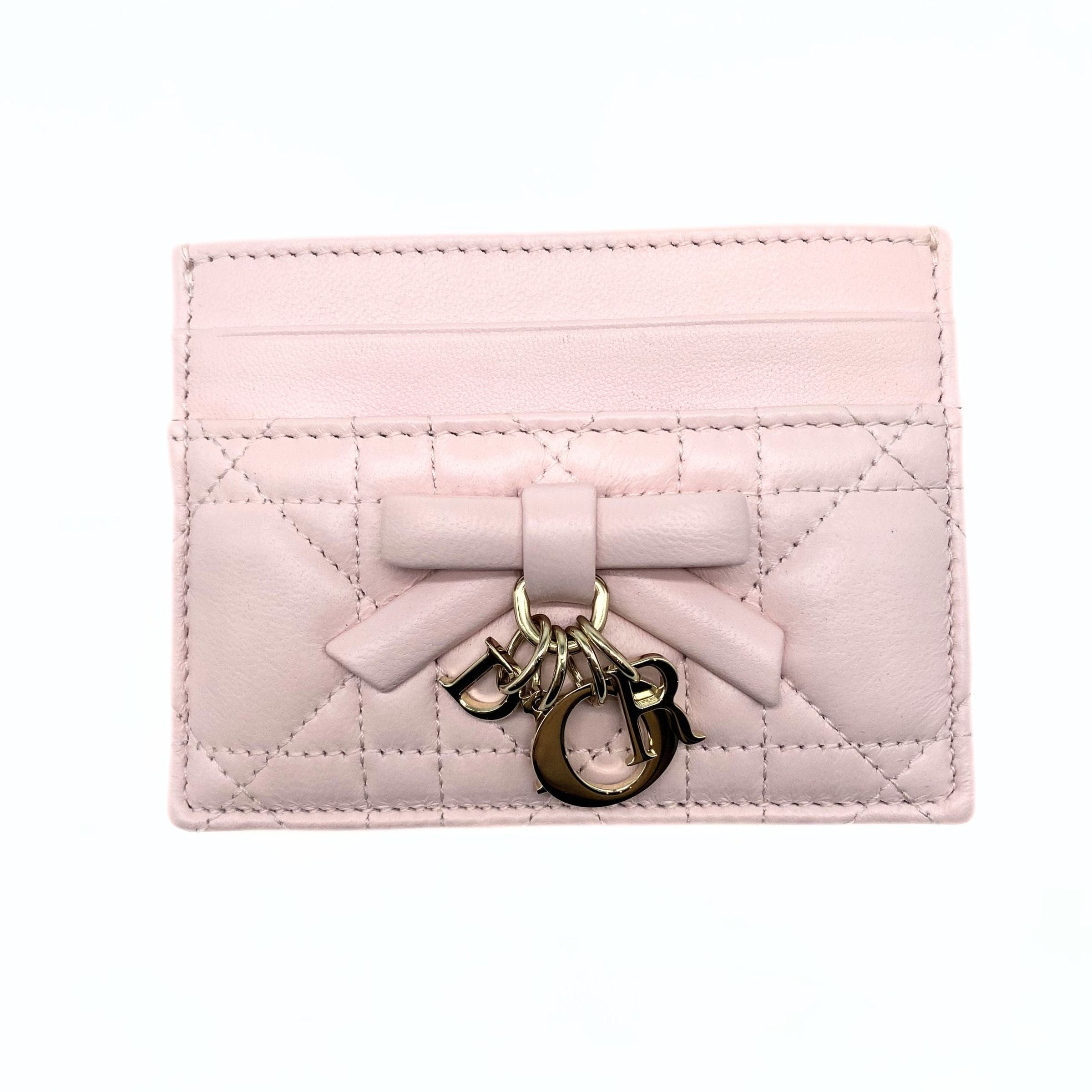 Dior Lady Dior Freesia Card Holder
