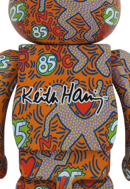 MEDICOM TOY DCON23 BE@RBRICK Keith Haring #SP BWWT 1000%