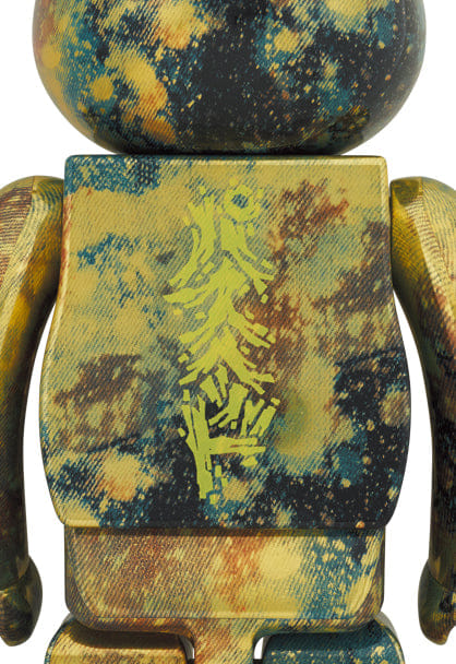 MEDICOM TOY DCON23 BE@RBRICK PUSHEAD #5 GOLD Ver 1000%