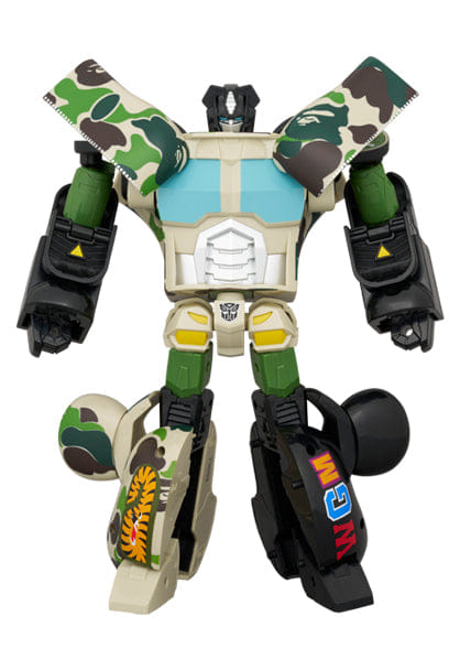 MEDICOM TOY BE@RBRICK × TRANSFORMERS OPTIMUS PRIME BAPE(R) CAMO SHARK 400%