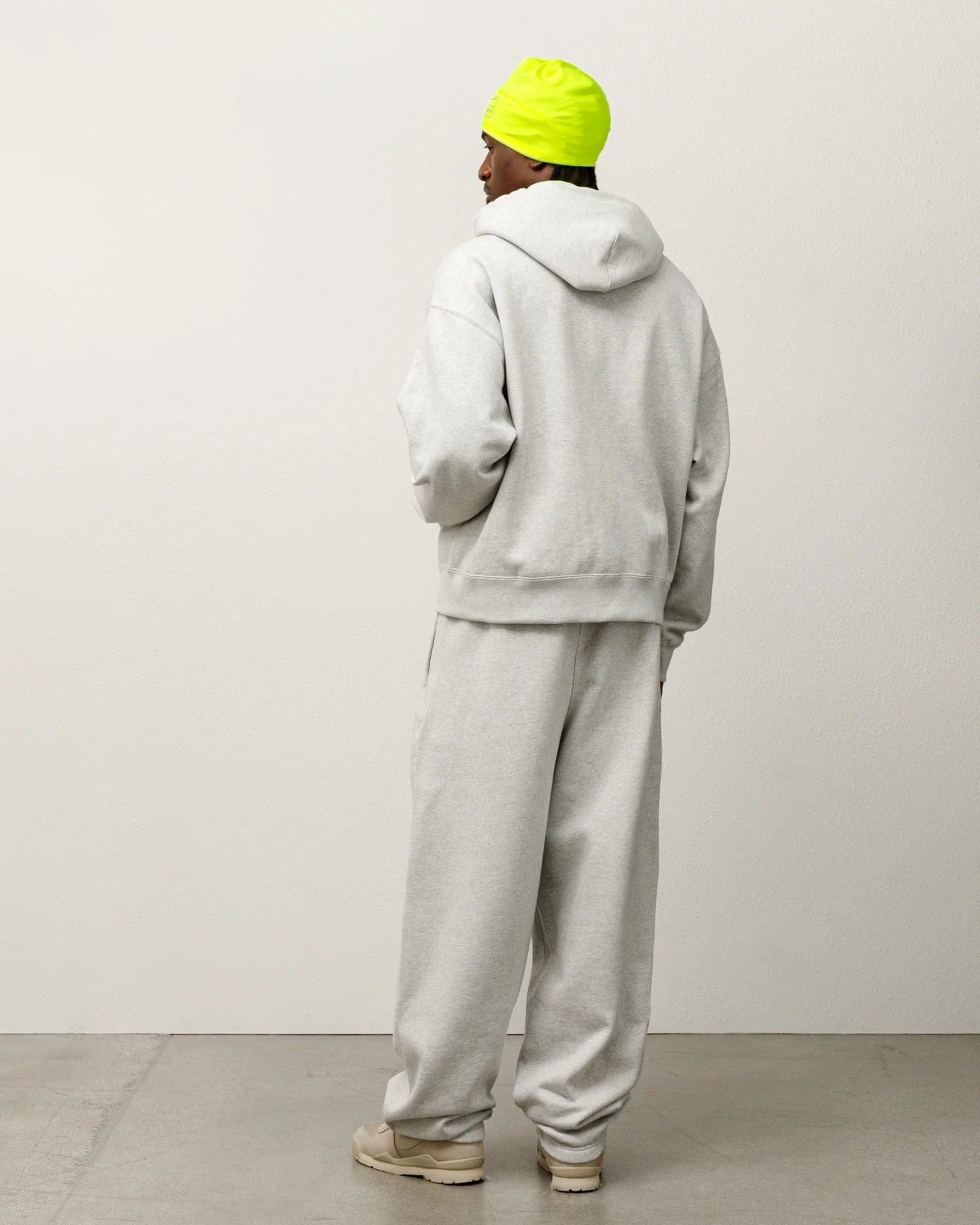 Nike x Stussy Stussy x Nike Stone Washed Fleece Zip Hoodie - Grey Heather (FW25)