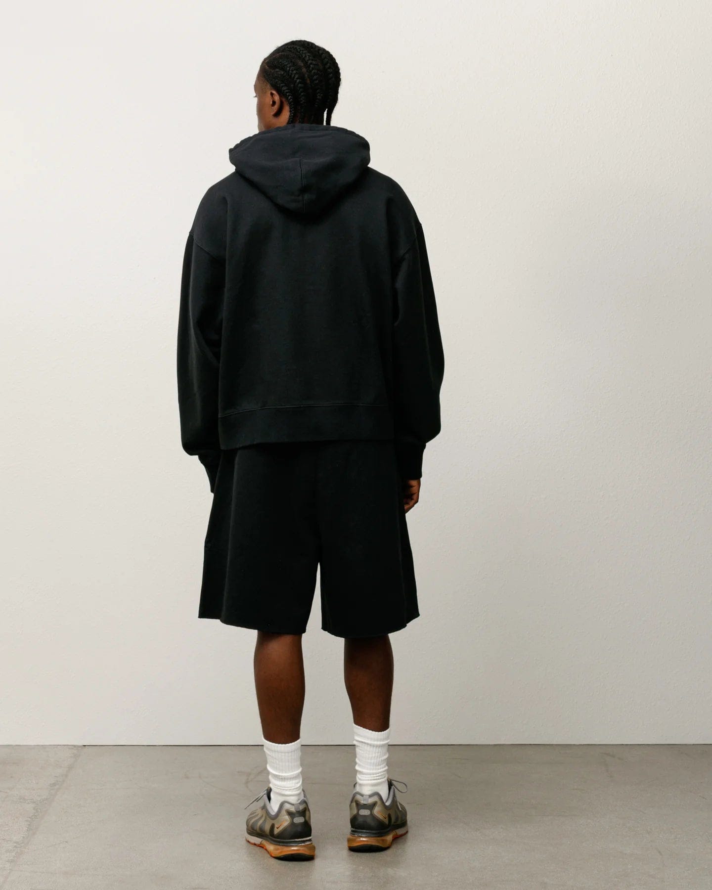 Nike x Stussy Stussy x Nike Stone Washed Fleece Zip Hoodie - Black (FW25)