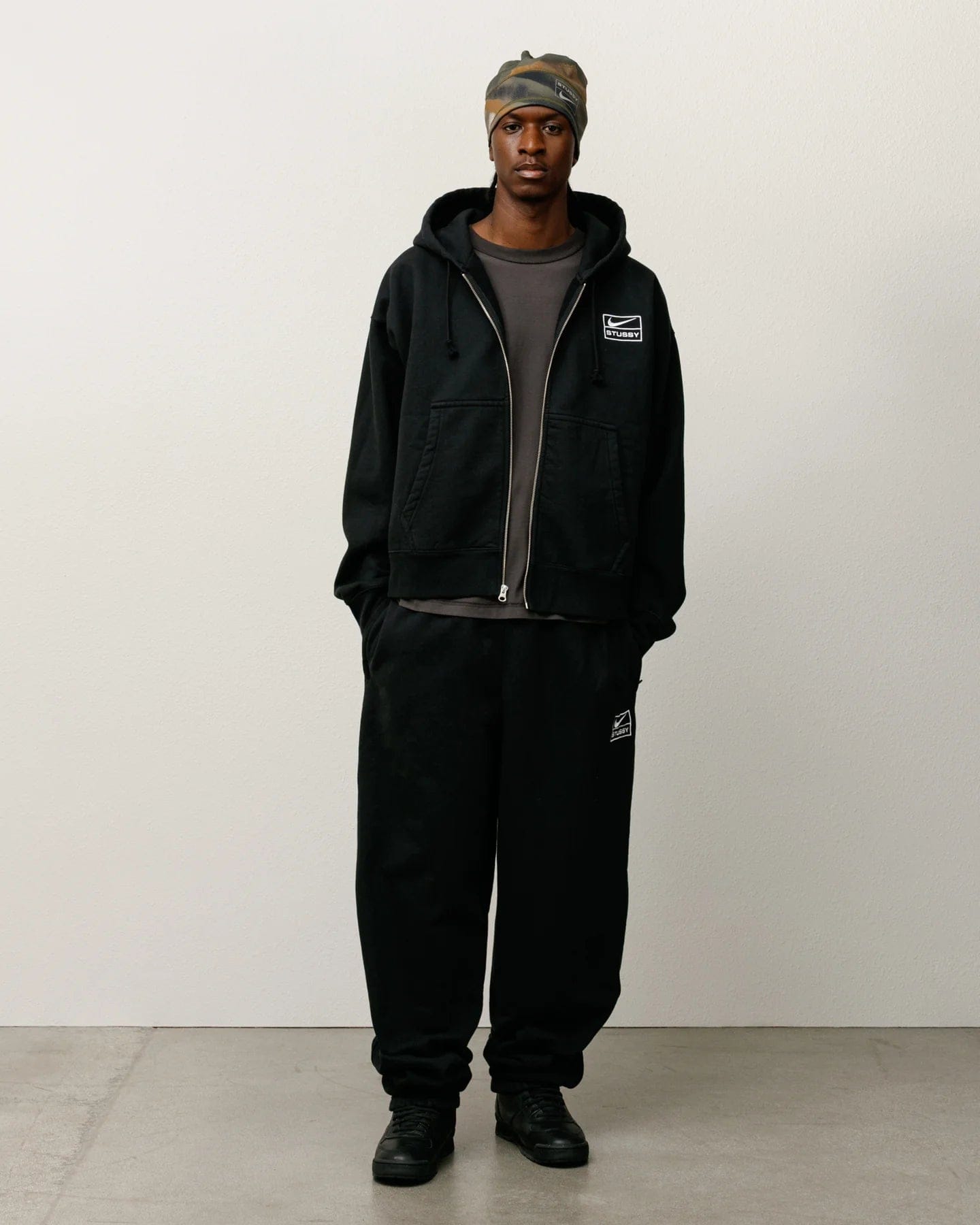 Nike x Stussy Stussy x Nike Fleece Pant - Black (FW25)