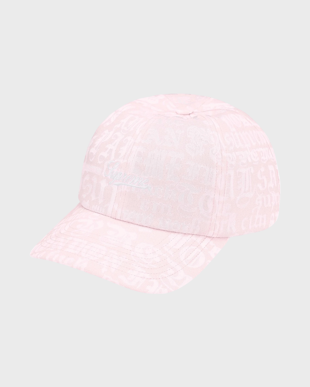 Supreme Cities Jacquard 6-Panel Pink Cap
