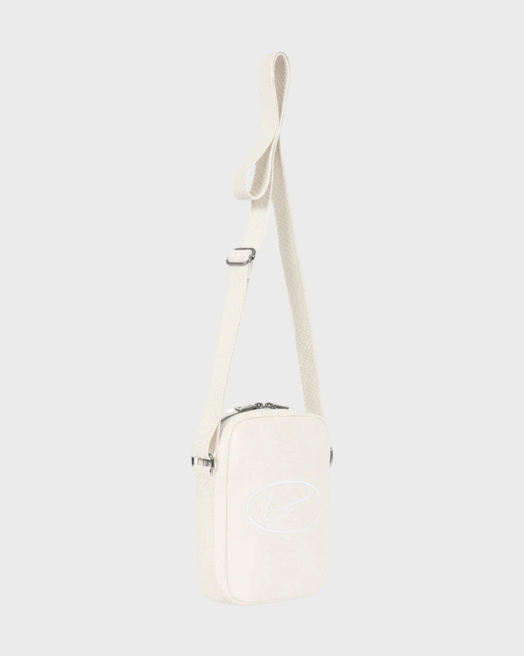 Supreme x Nike Snakeskin Leather Shoulder Bag White