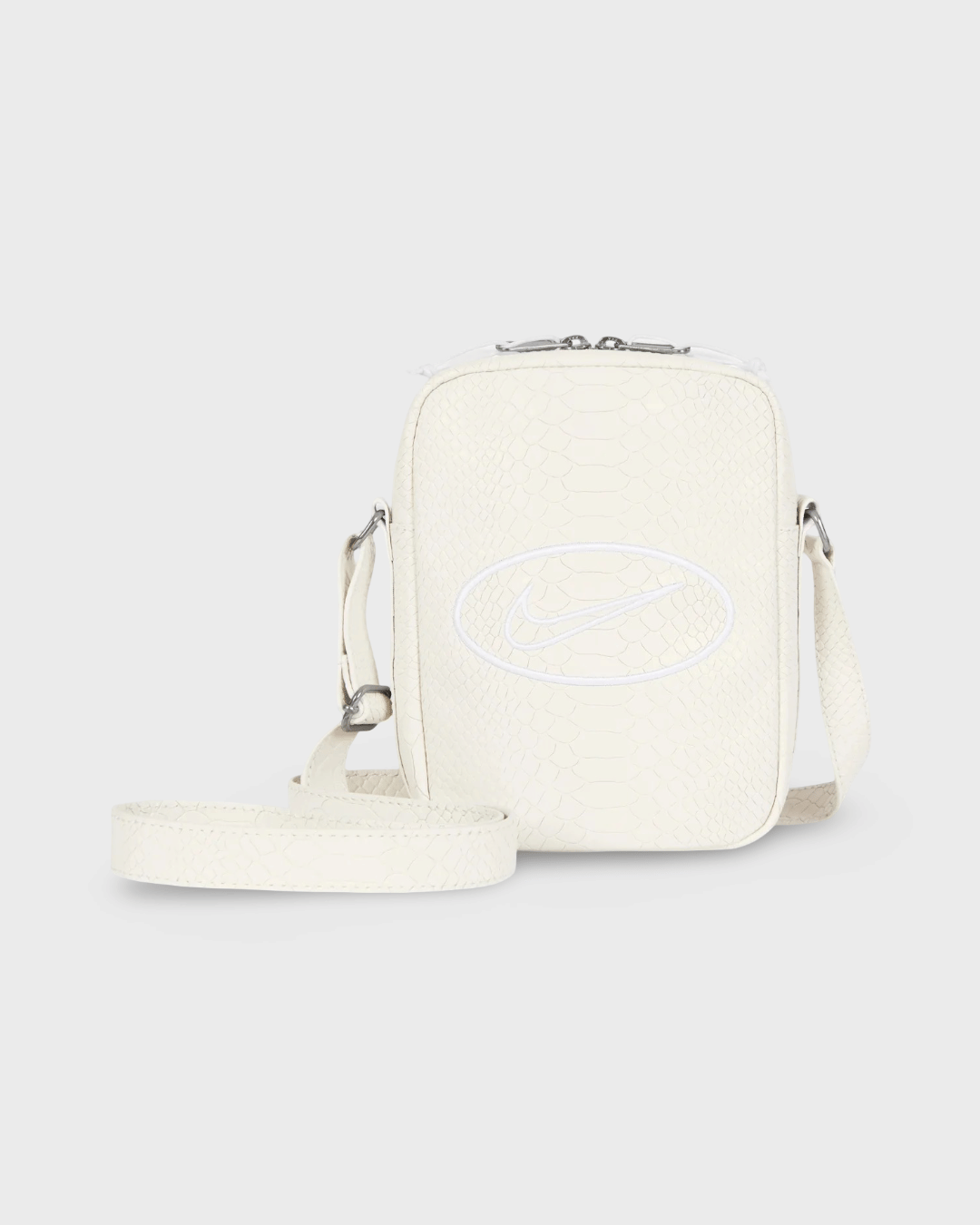Supreme x Nike Snakeskin Leather Shoulder Bag White