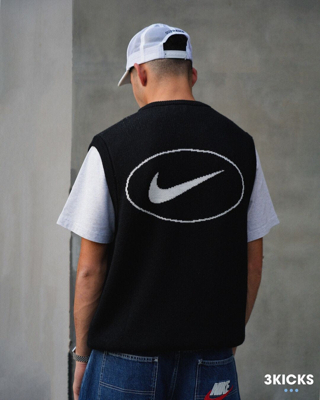 Supreme x Nike Sweater Vest 'Black'